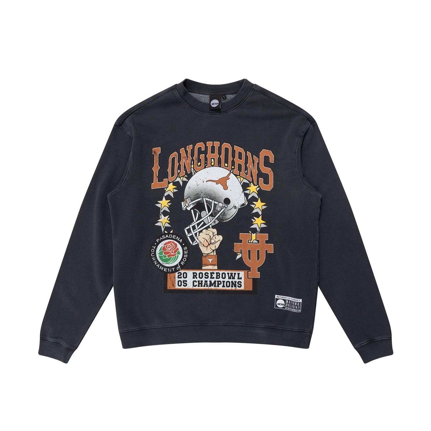 NCAA Branded Jumpers Texas Longhorns NCAA 05 Champs Vintage Crew Jumper - Vintage Black