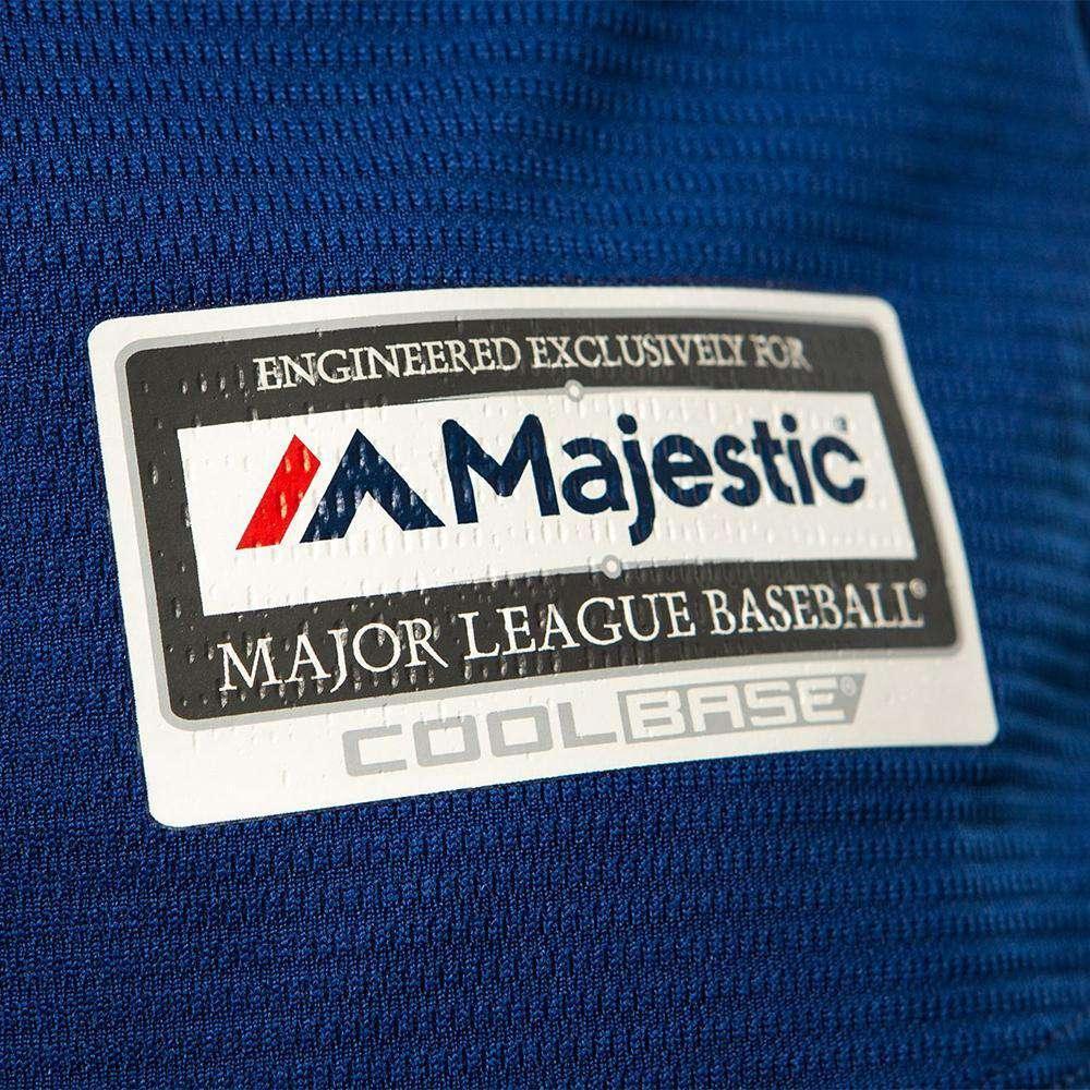 Majestic Athletic Jerseys Texas Rangers Majestic MLB AC Cool Base Replica Jersey - Royal