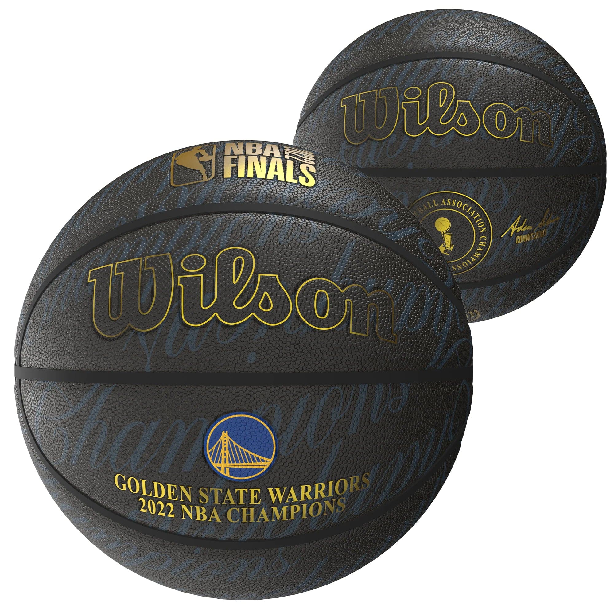Golden State Warriors Wilson NBA 21-22 Champions Full Size Basketball Ball - Size 7