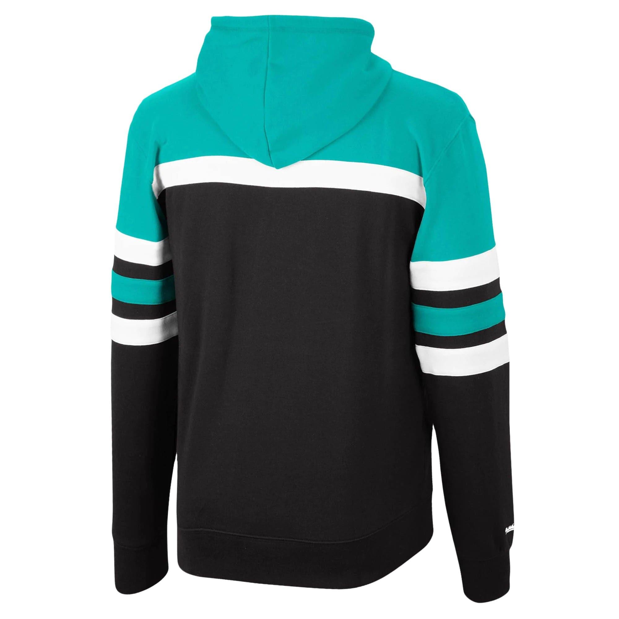San Antonio Spurs Mitchell & Ness NBA Head Coach Hoodie Jumper - Teal