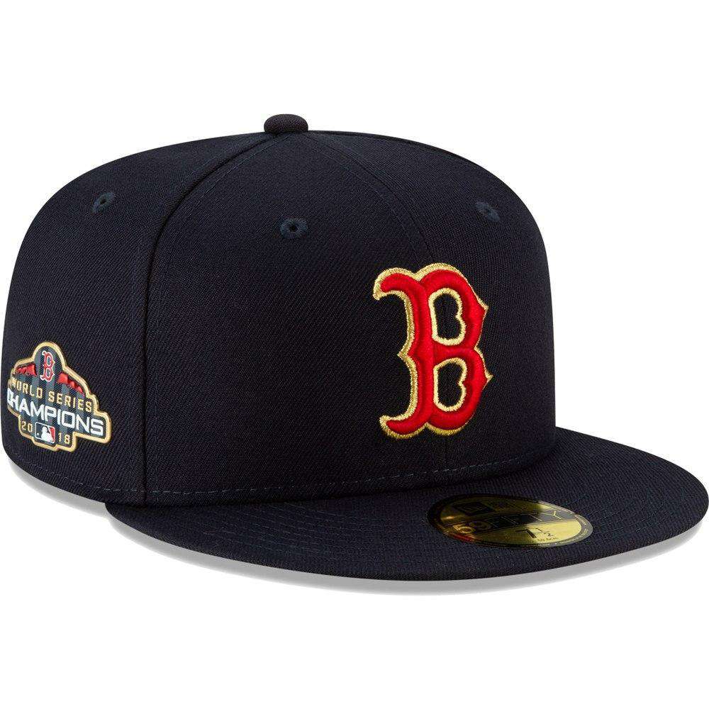 Boston Red Sox New Era MLB 2018 World Series Champs 59FIFTY Fitted Hat - Navy