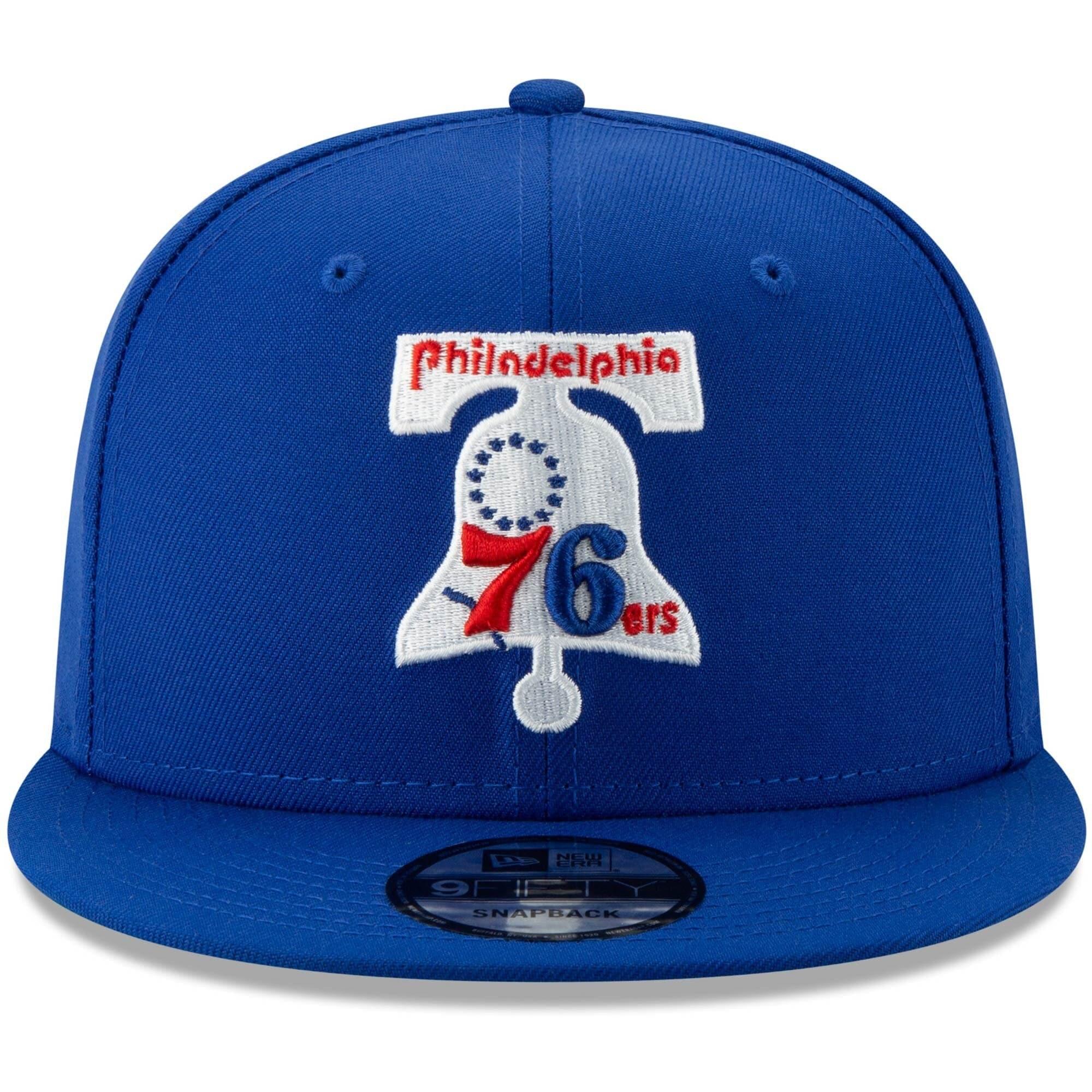 Philadelphia 76ers New Era NBA Hardwood Classics Nights 9FIFTY Snapback Hat - Blue