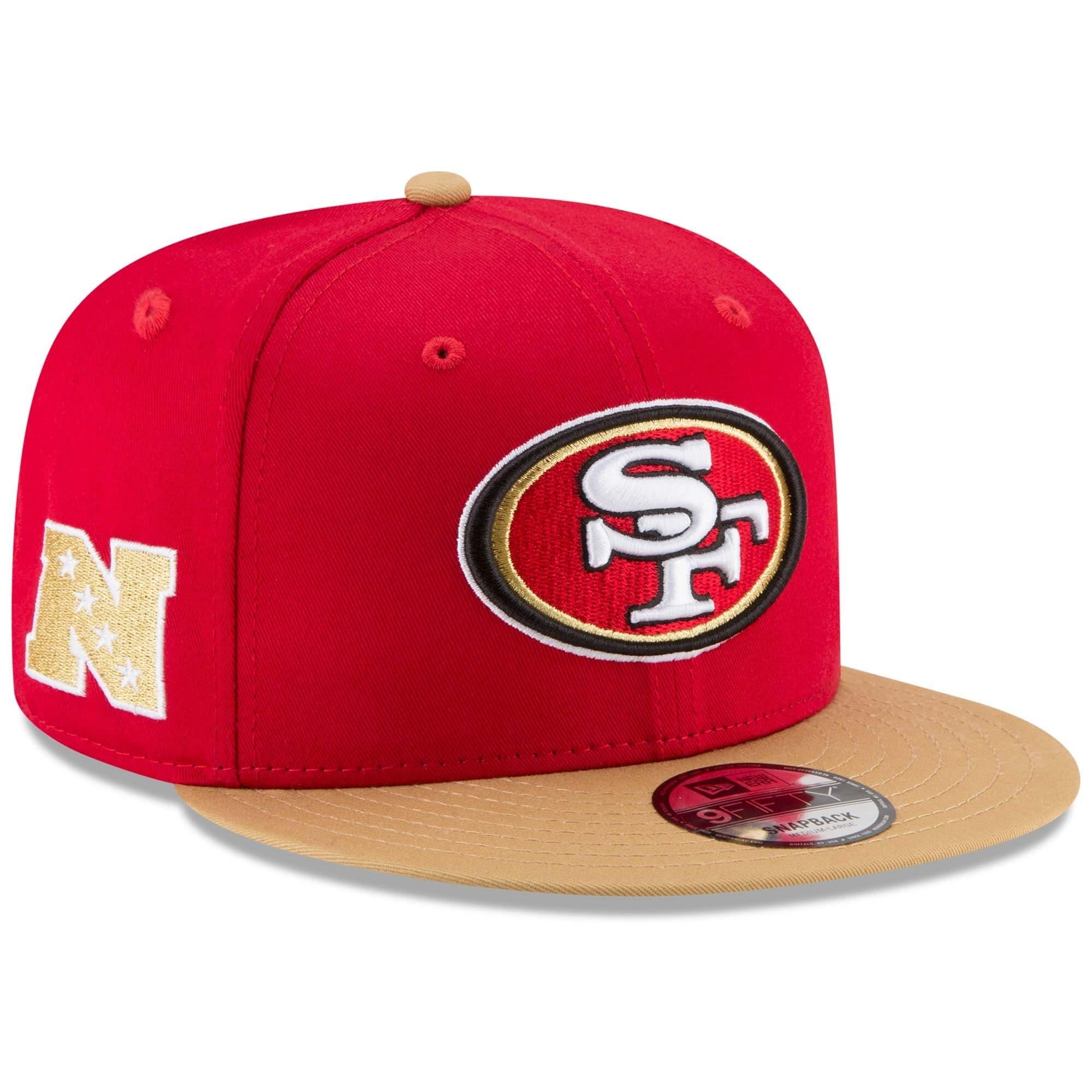 San Francisco 49ers New Era NFL Baycik 9FIFTY Snapback Hat - Red