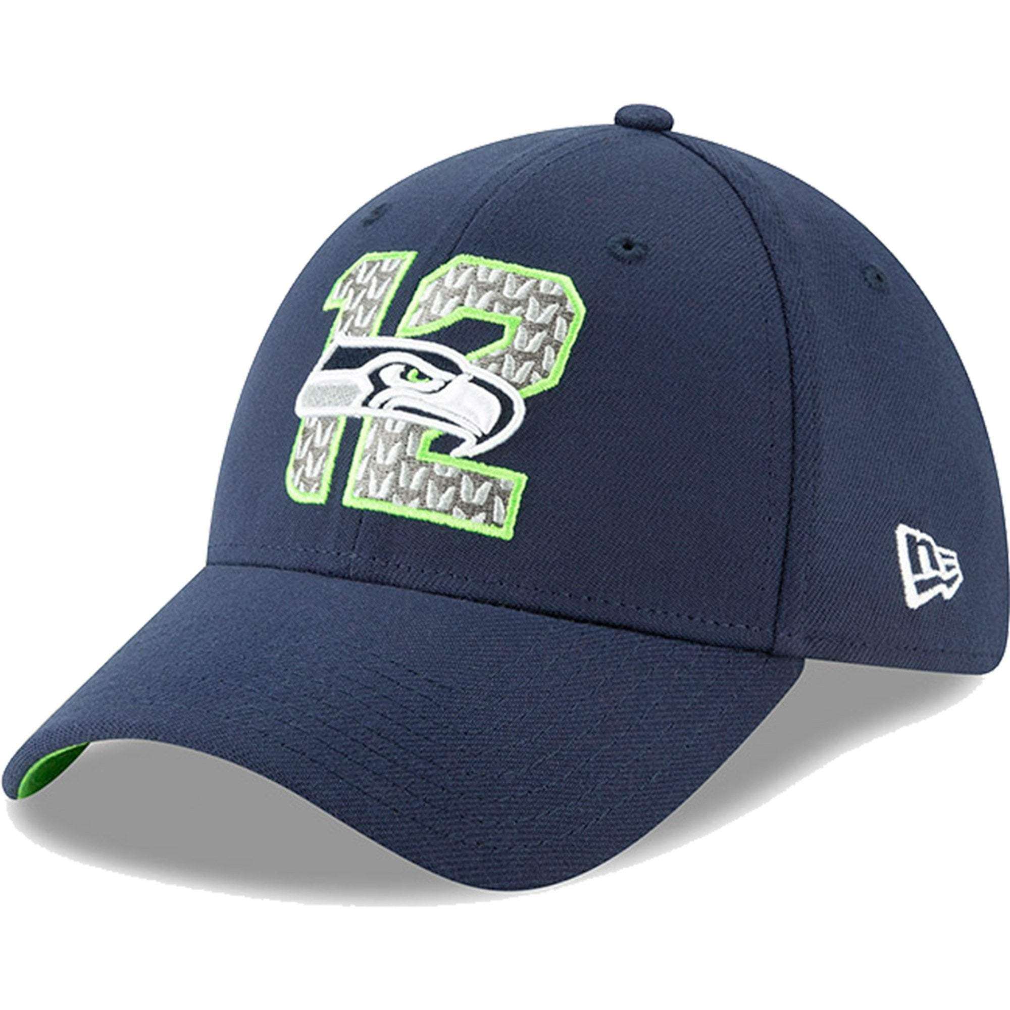 Seattle Seahawks New Era 2019 NFL Draft 39THIRTY Stretch-Fit Hat - Navy
