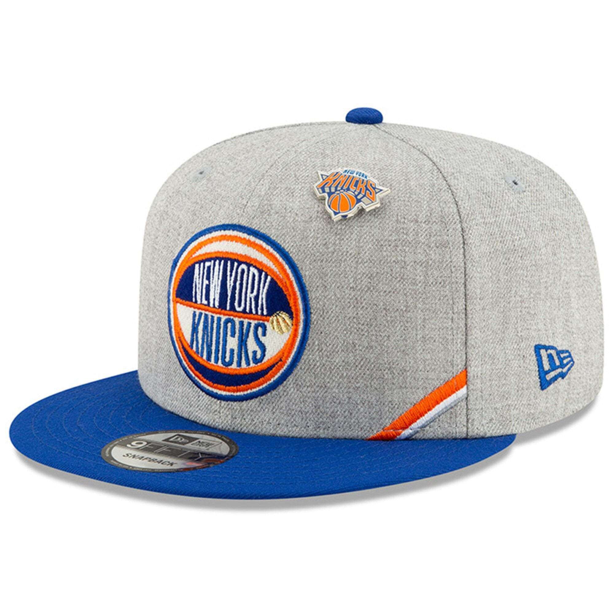 New York Knicks New Era 2019 NBA Draft 9FIFTY Snapback Hat - Heather