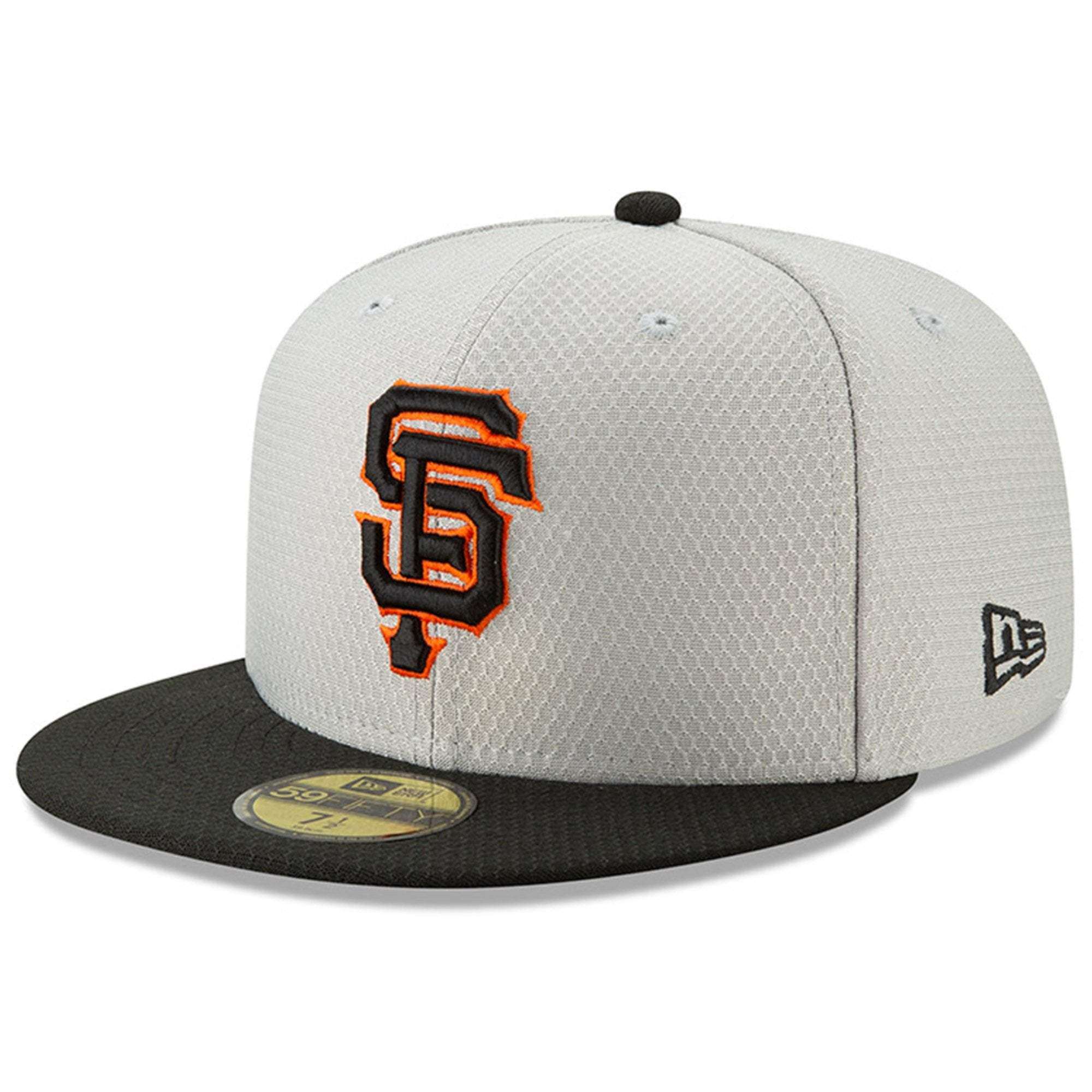 San Francisco Giants New Era MLB 2019 Spring Training BP 59FIFTY Fitted Hat - Grey