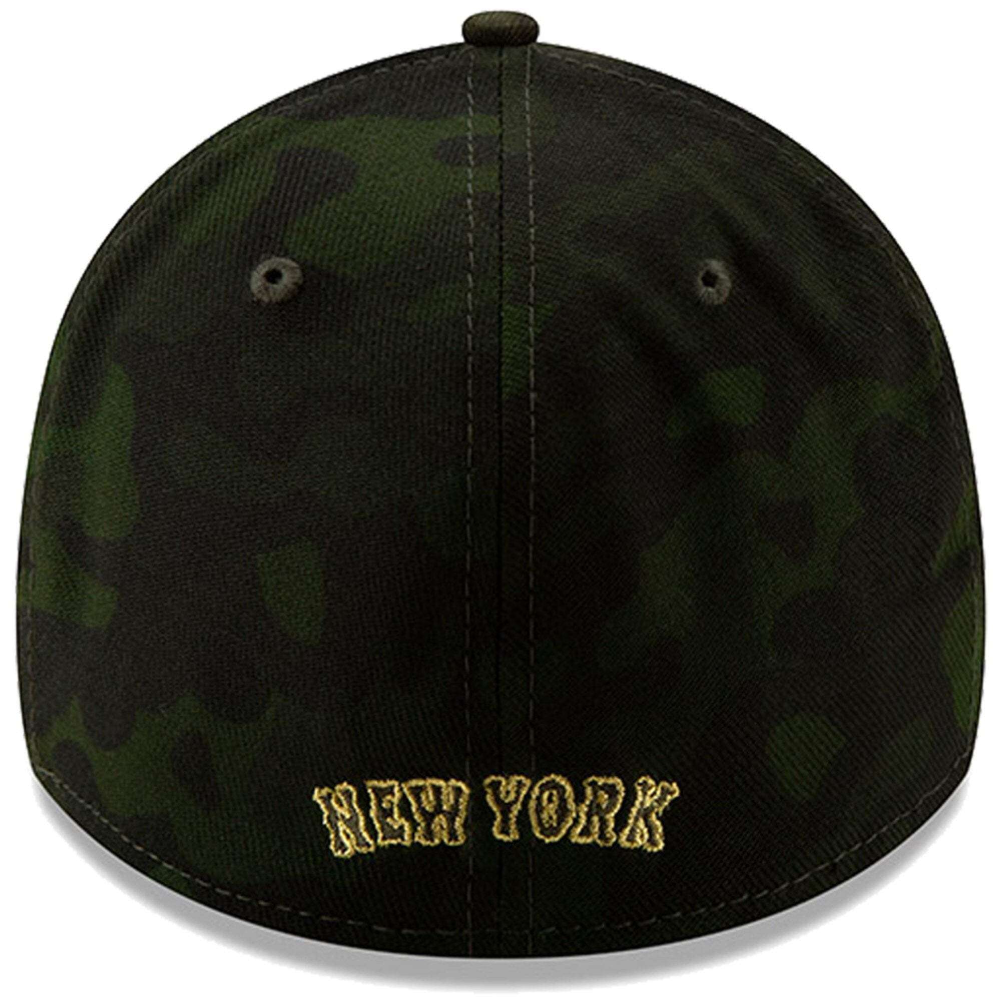 New York Mets New Era MLB 2019 Armed Forces 39THIRTY Stretch Fit Curved Hat - Camo