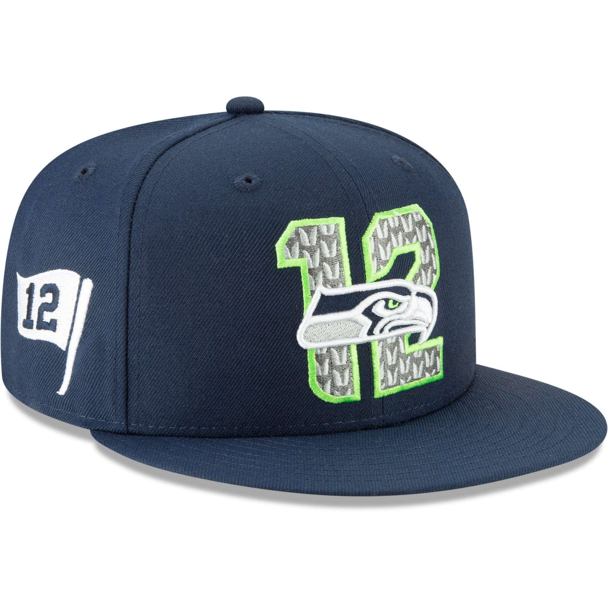 Seattle Seahawks New Era 2019 NFL Draft 9FIFTY Snapback Hat – Navy
