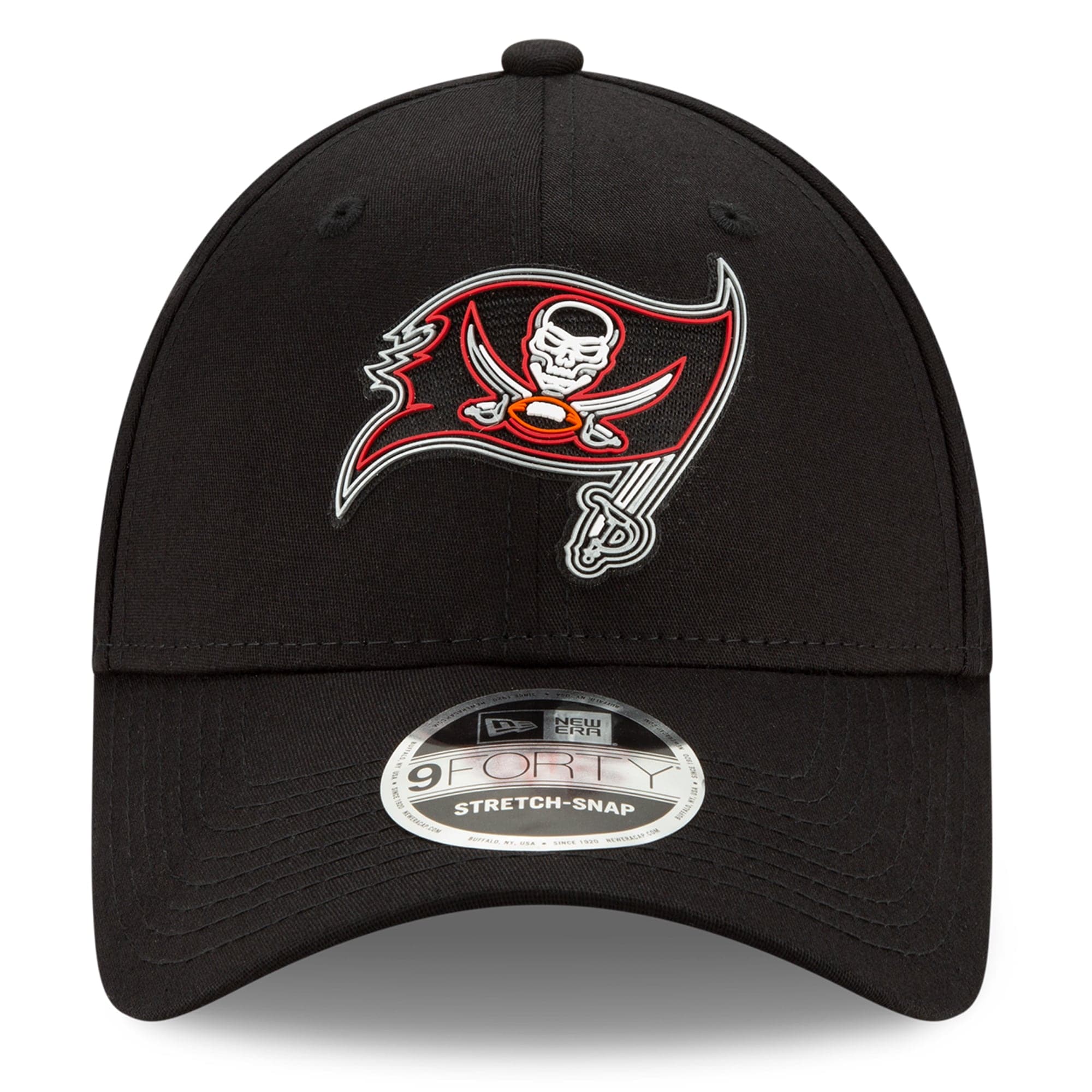 Tampa Bay Buccaneers New Era NFL 2020 Draft 9FORTY Stretch Snapback Curve Hat - Black