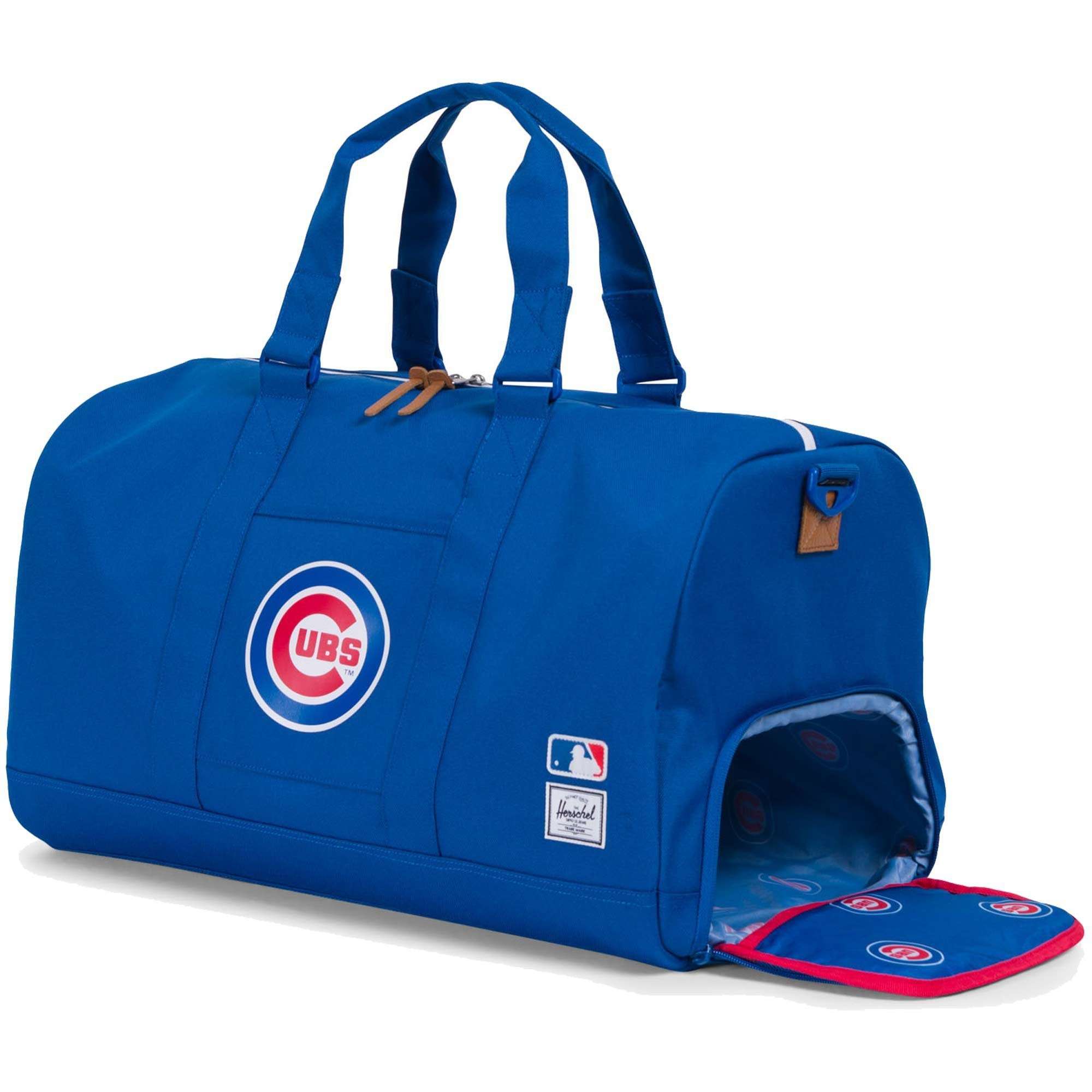 Chicago Cubs Herschel Supply Co MLB Novel Duffle Bag - Blue