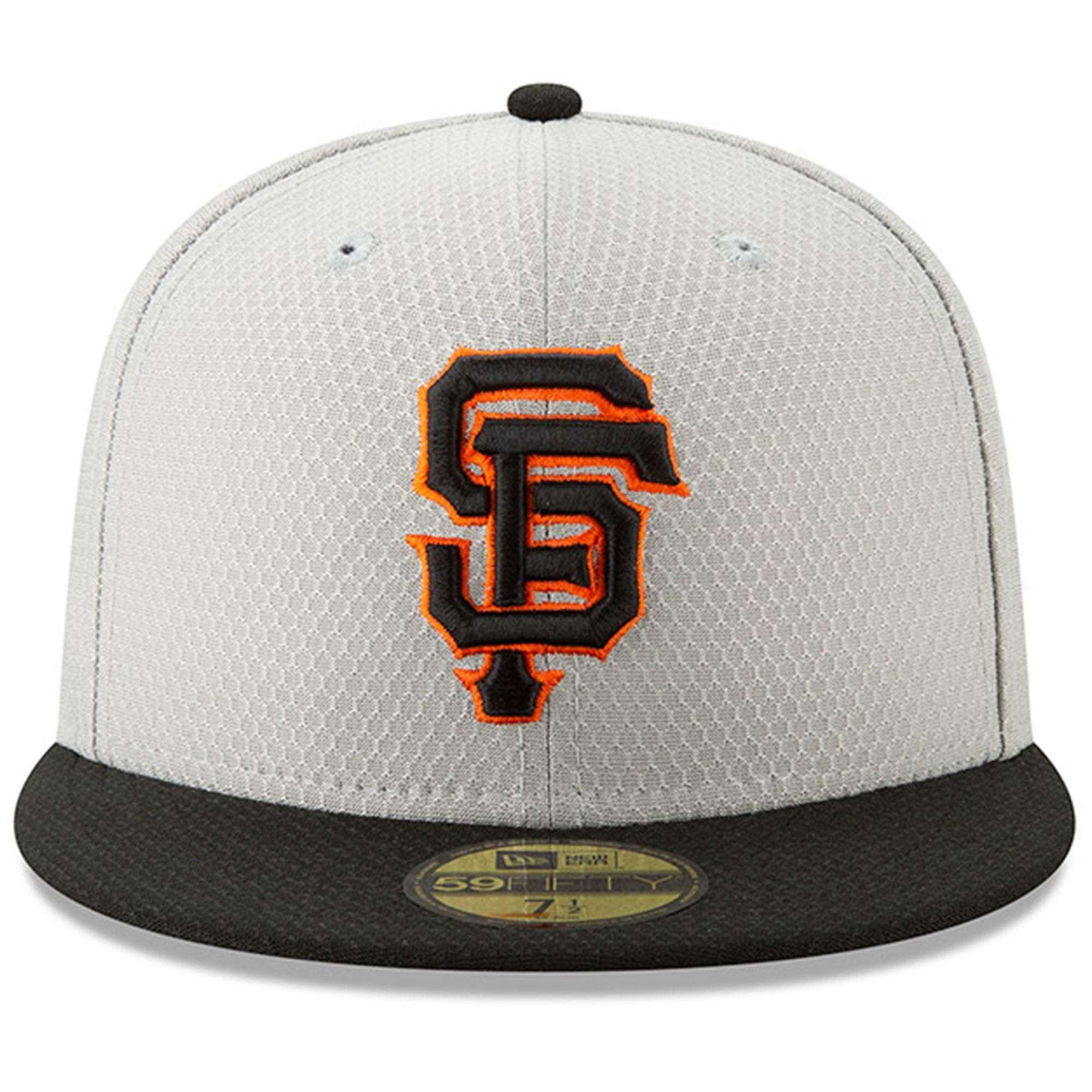 San Francisco Giants New Era MLB 2019 Spring Training BP 59FIFTY Fitted Hat - Grey