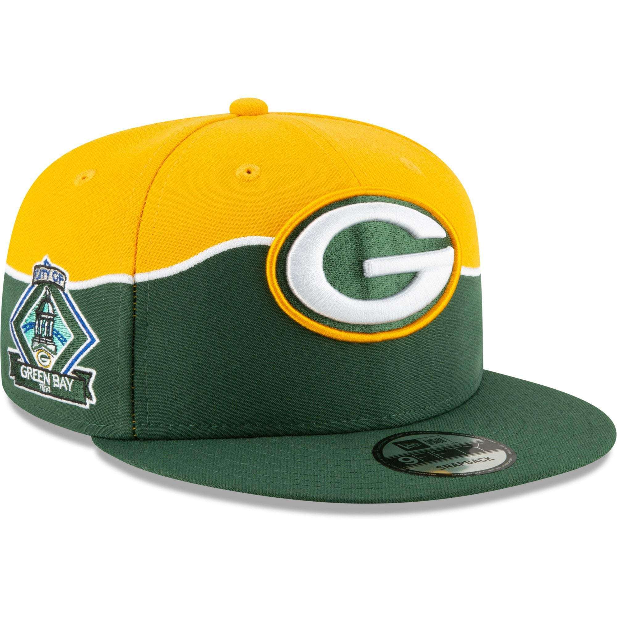 Green Bay Packers New Era 2019 NFL Draft 9FIFTY Snapback Hat – Green