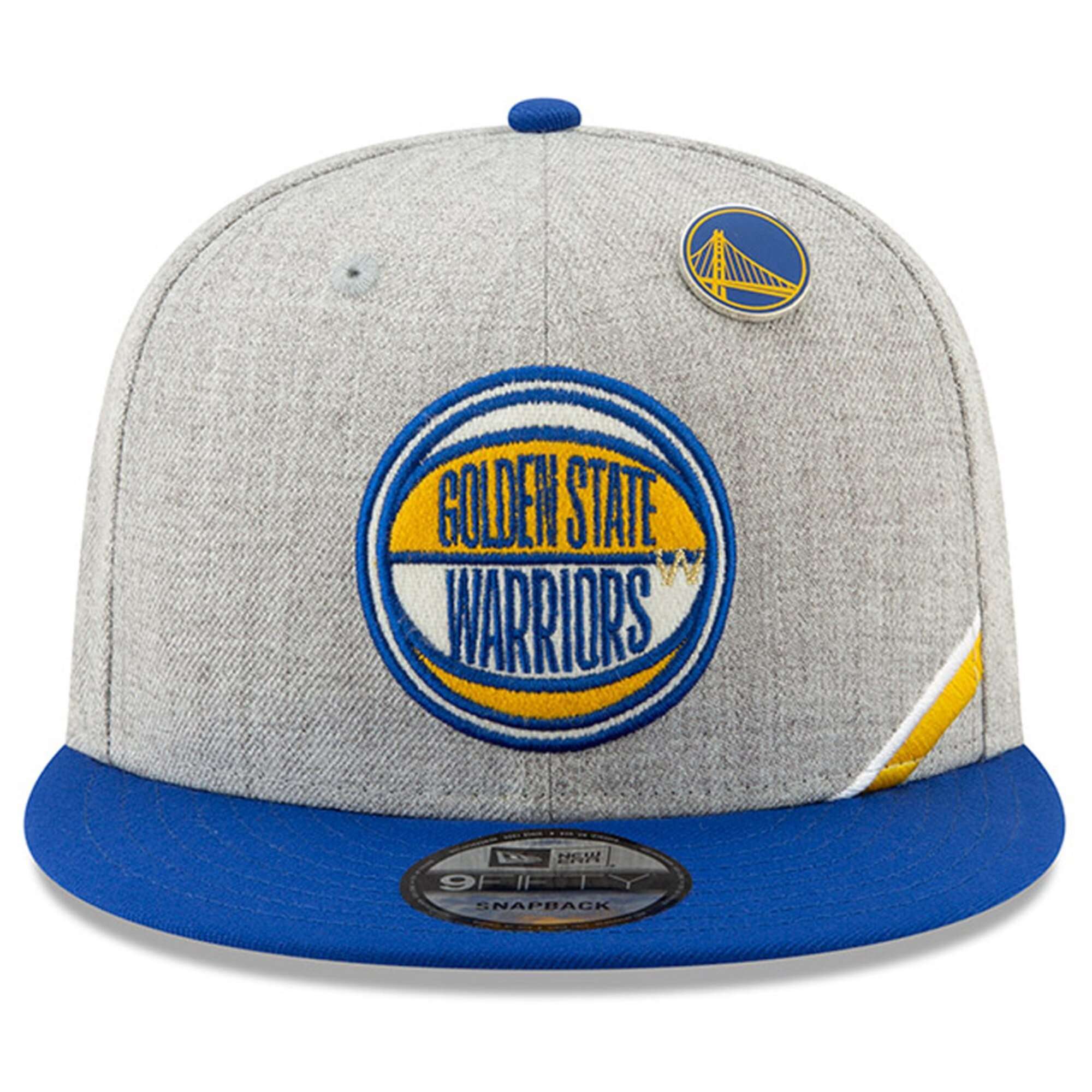 Golden State Warriors New Era 2019 NBA Draft 9FIFTY Snapback Hat - Heather