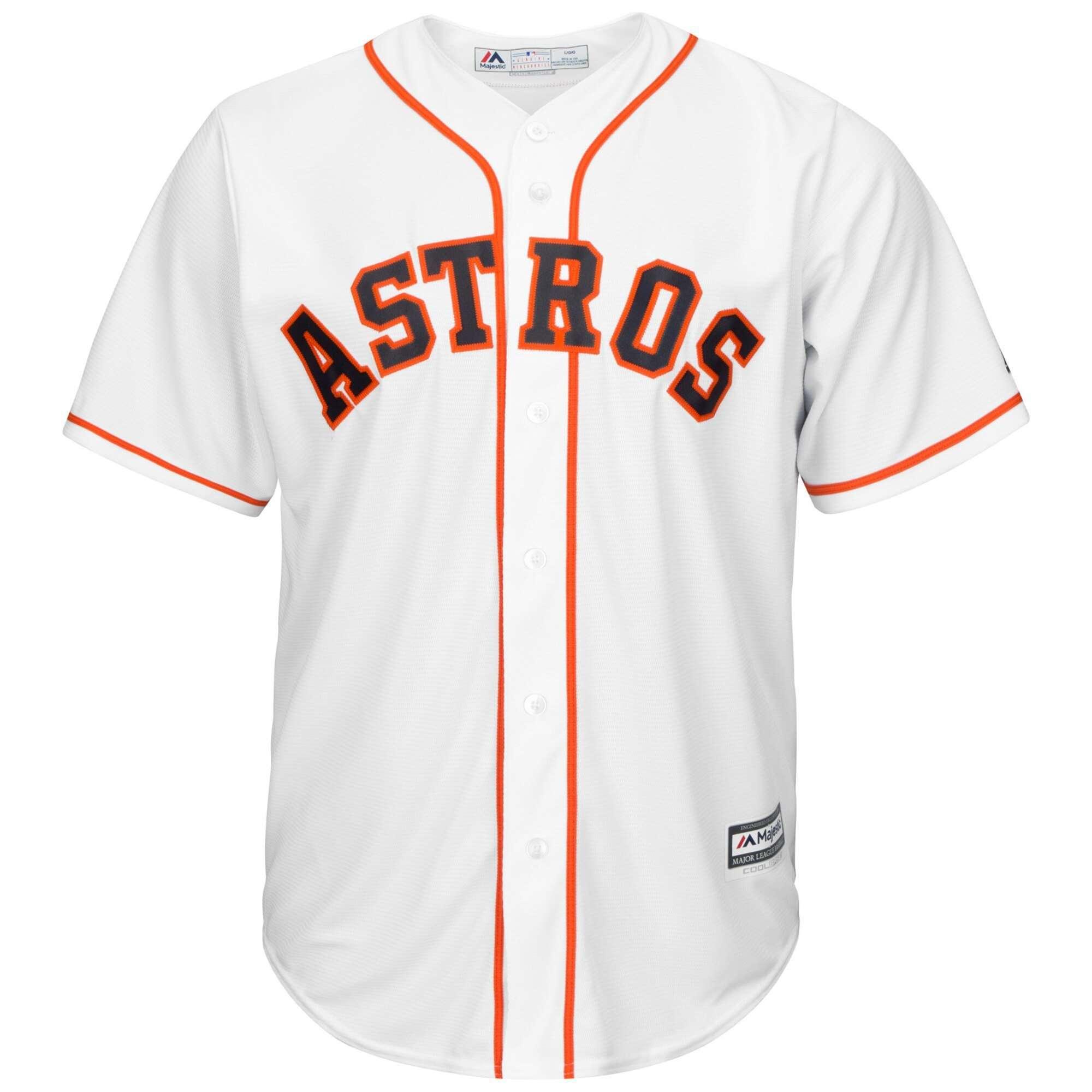 Houston Astros Majestic MLB AC Cool Base Replica Jersey - White