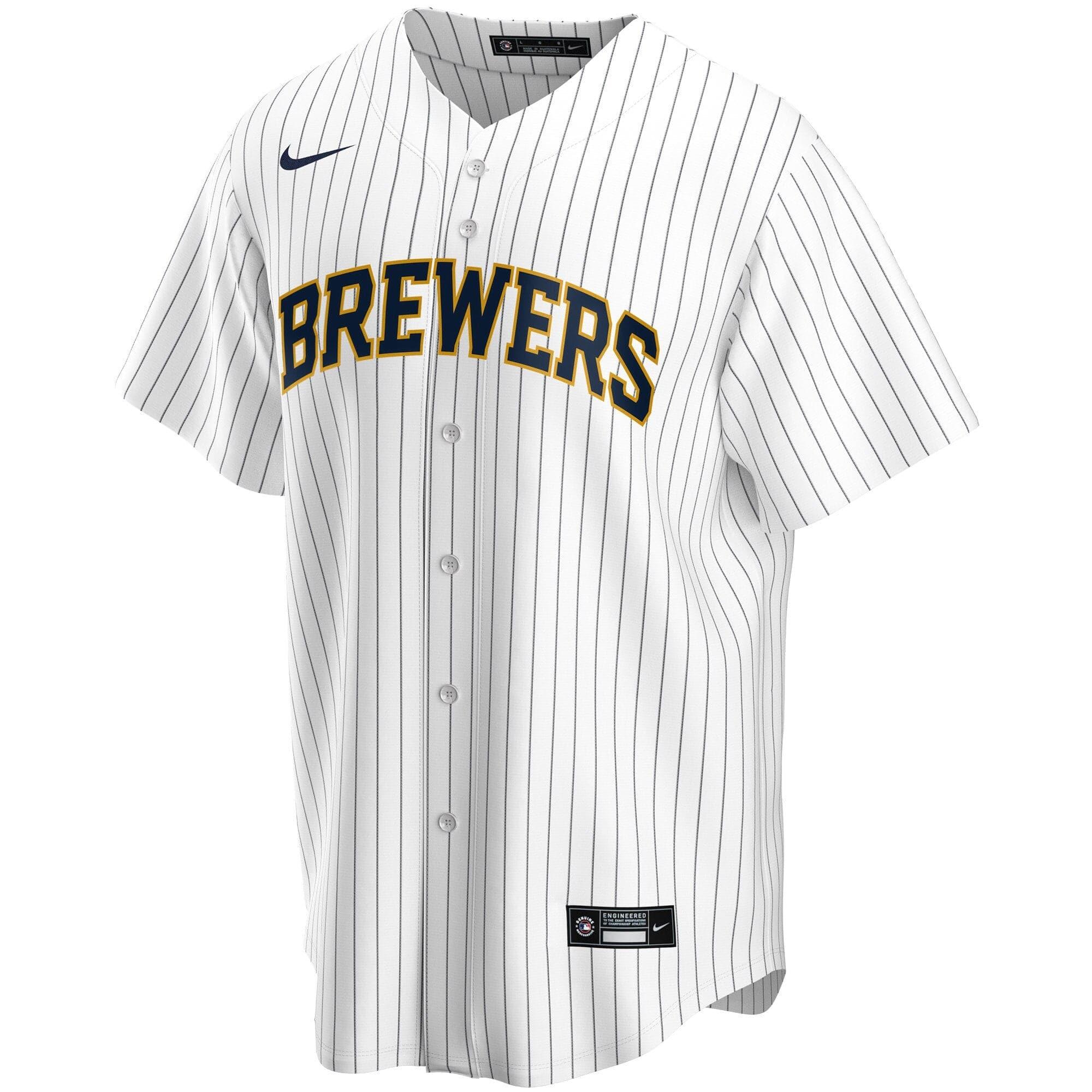 Milwaukee Brewers Nike MLB Home Replica Jersey - White