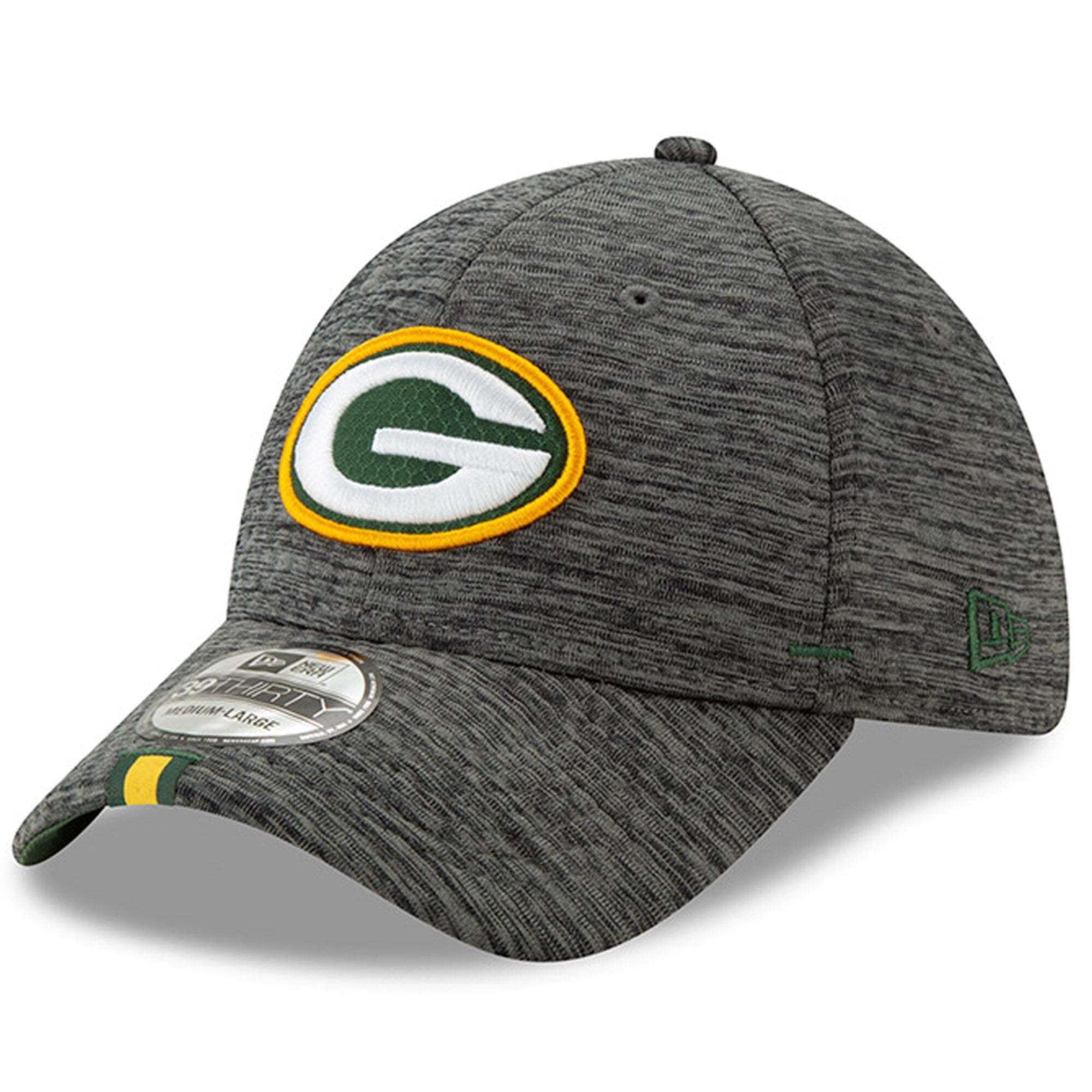 Green Bay Packers New Era 2019 NFL Training Camp 39THIRTY Stretch-Fit Hat - Graphite