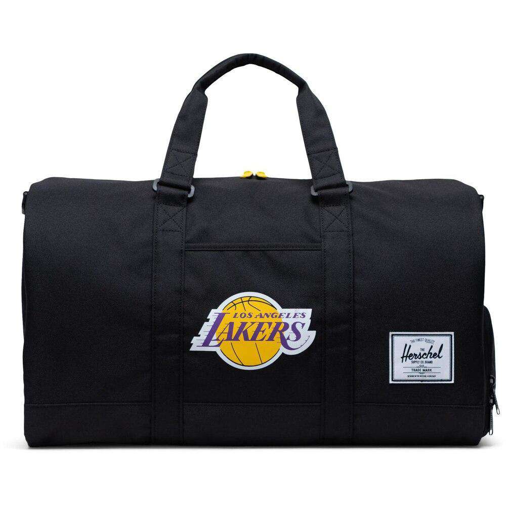Los Angeles Lakers Herschel NBA Novel Duffle Bag - Black