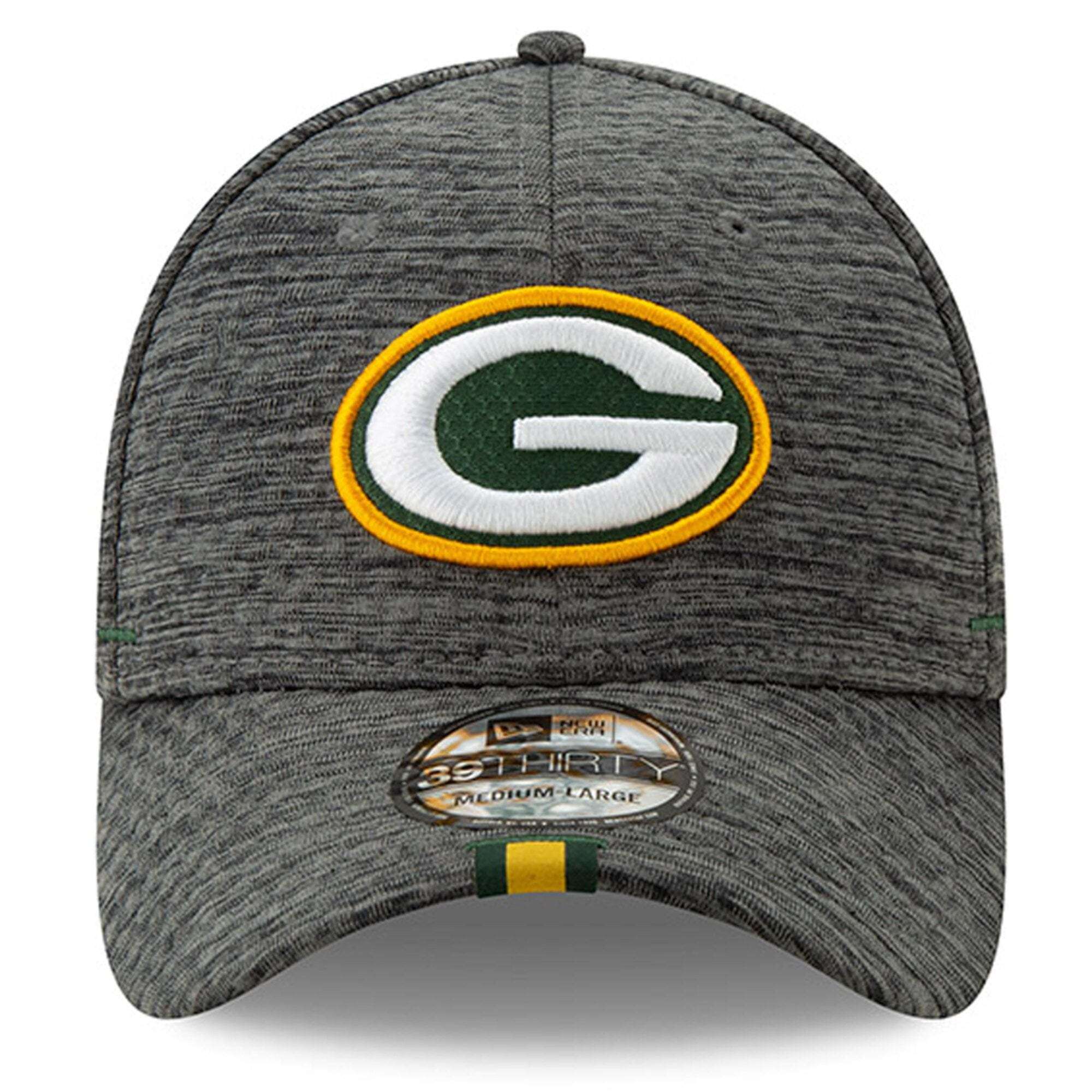 Green Bay Packers New Era 2019 NFL Training Camp 39THIRTY Stretch-Fit Hat - Graphite