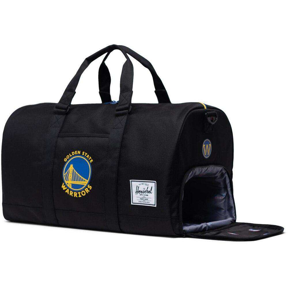 Golden State Warriors Herschel NBA Novel Duffle Bag - Black
