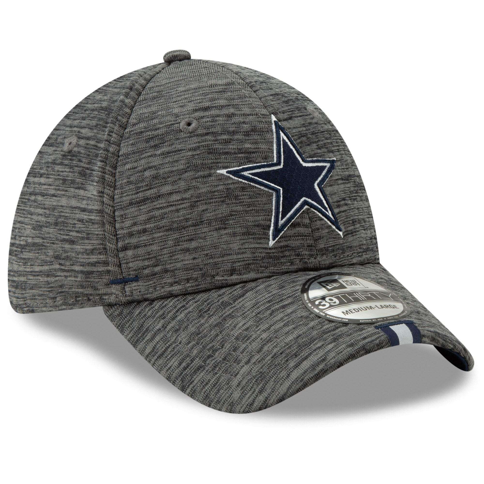 Dallas Cowboys New Era 2019 NFL Training Camp 39THIRTY Stretch-Fit Hat - Graphite