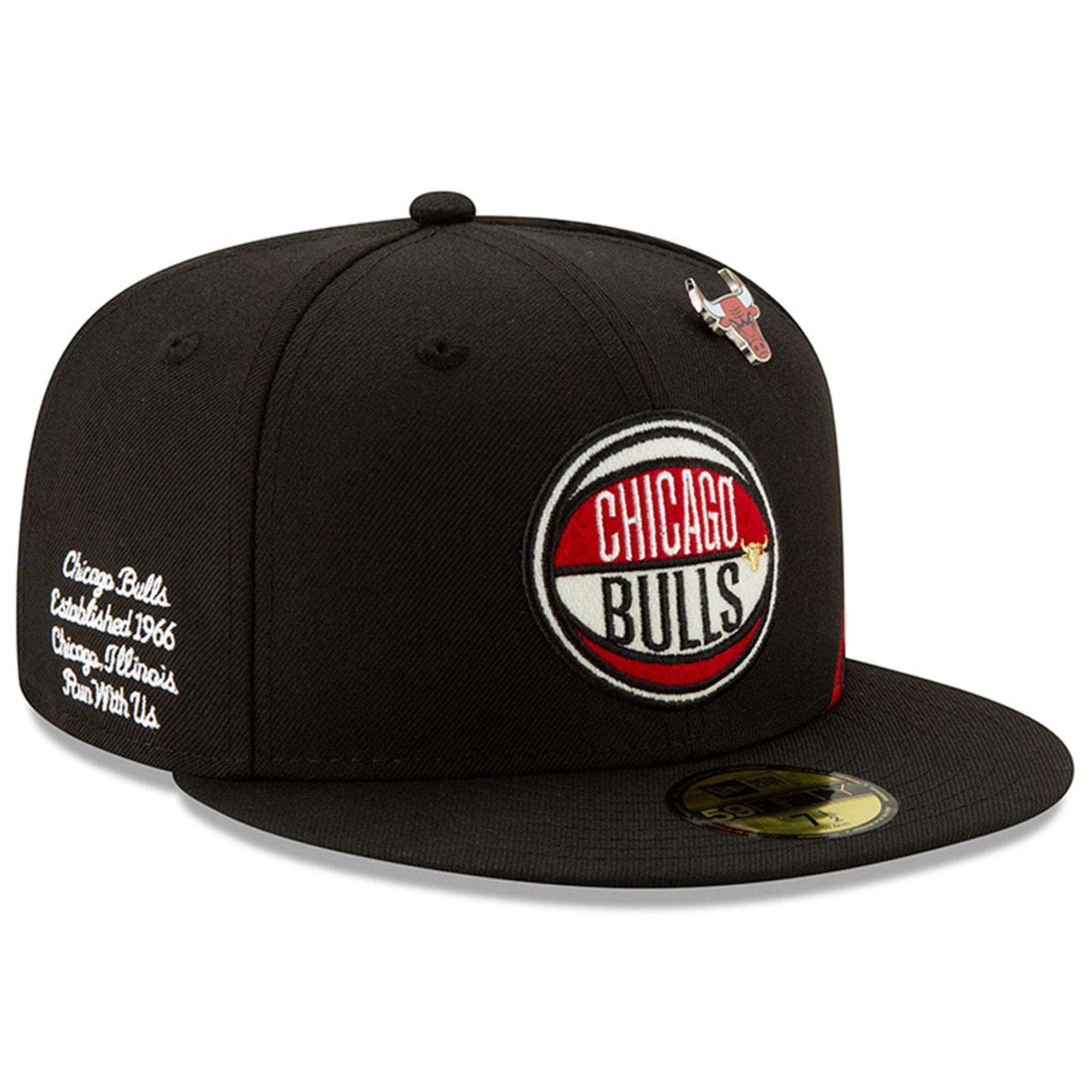 Chicago Bulls New Era 2019 NBA Draft 59FIFTY Fitted Hat - Black