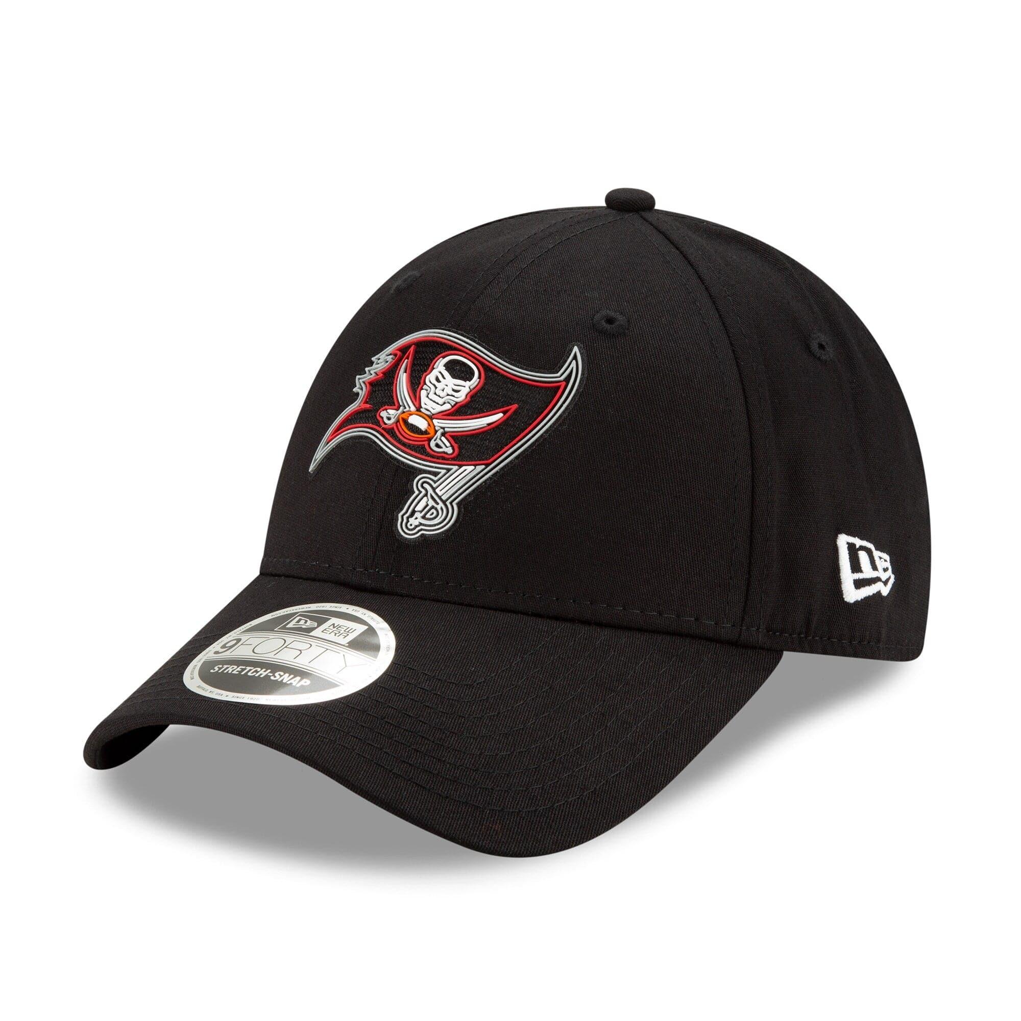 Tampa Bay Buccaneers New Era NFL 2020 Draft 9FORTY Stretch Snapback Curve Hat - Black