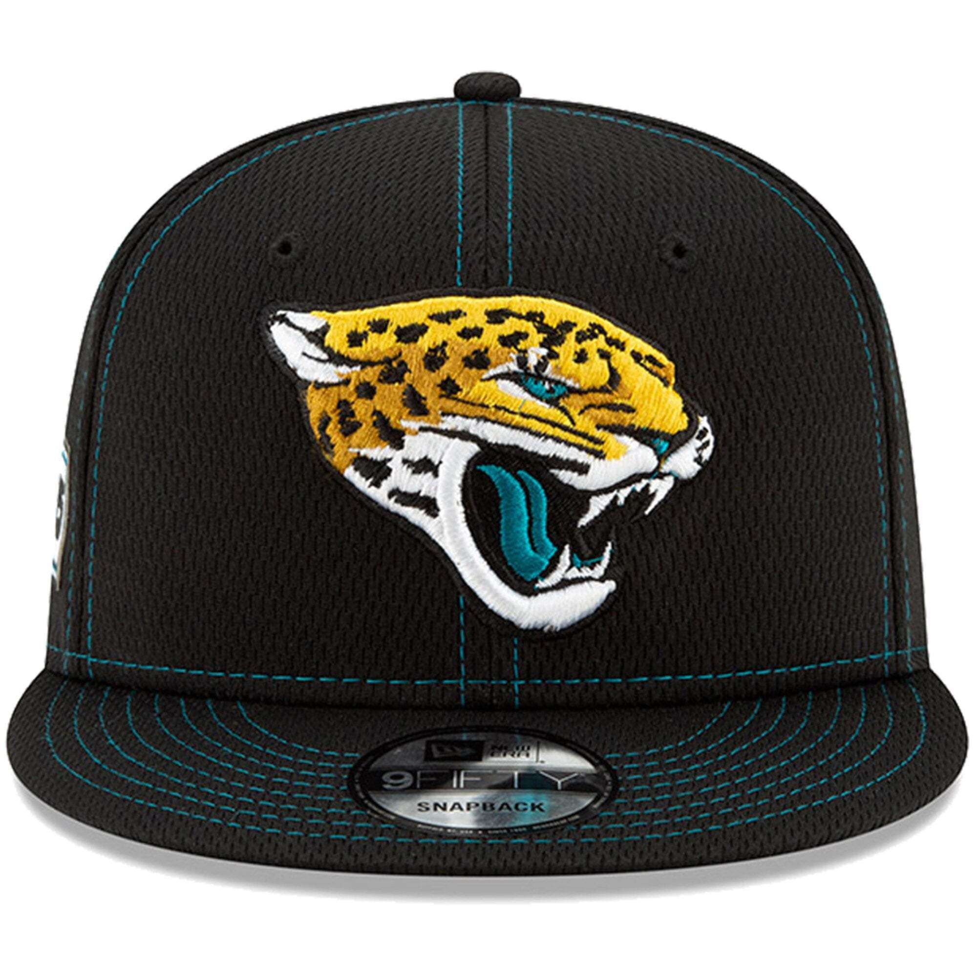 Jacksonville Jaguars New Era NFL 2019 Sideline Road 9FIFTY Snapback Hat - Black