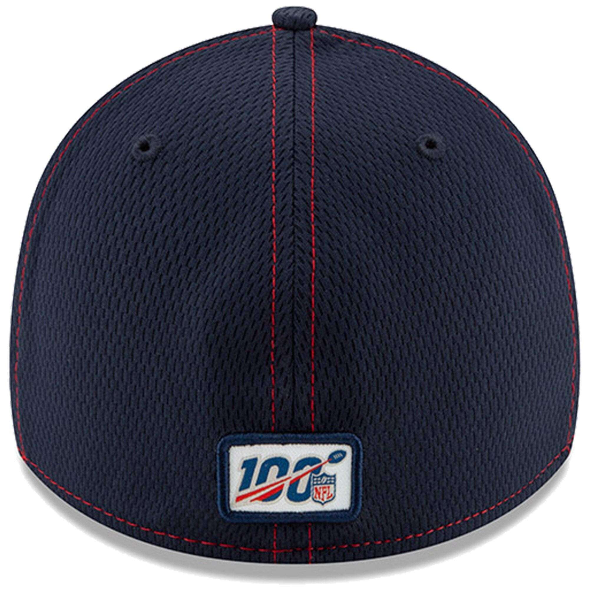 Houston Texans New Era NFL 2019 Sideline Road 39THIRTY Stretch-Fit Curve Hat - Navy