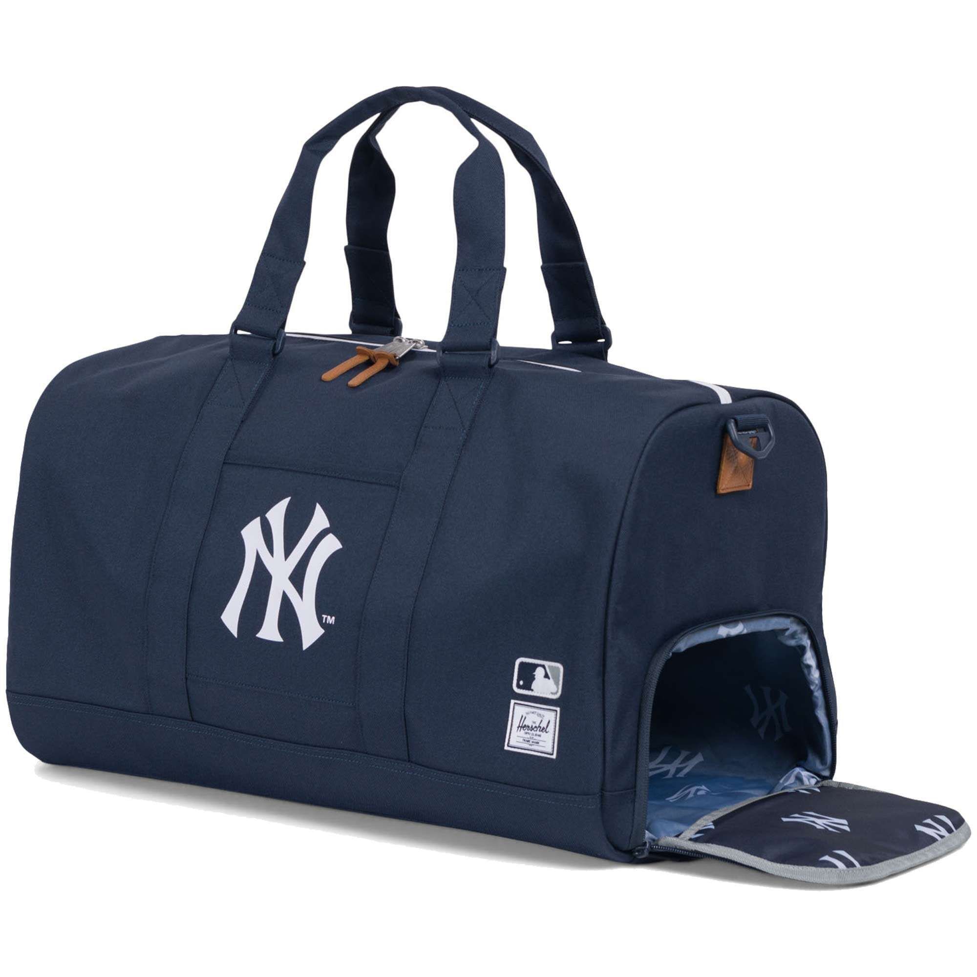 New York Yankees Herschel Supply Co MLB Novel Duffle Bag - Navy