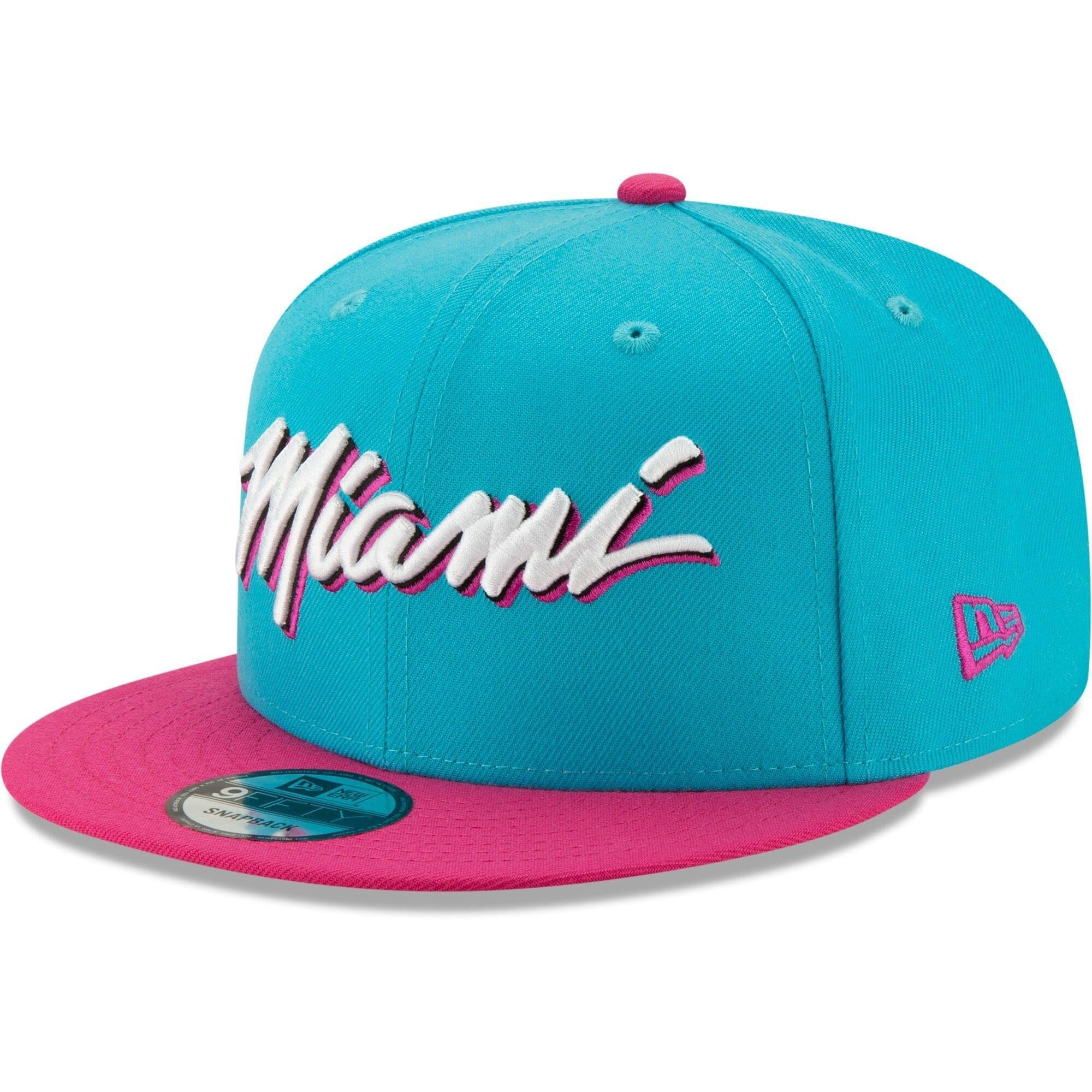 Miami Heat New Era NBA 2019 City Series 9FIFTY Snapback Hat - Blue