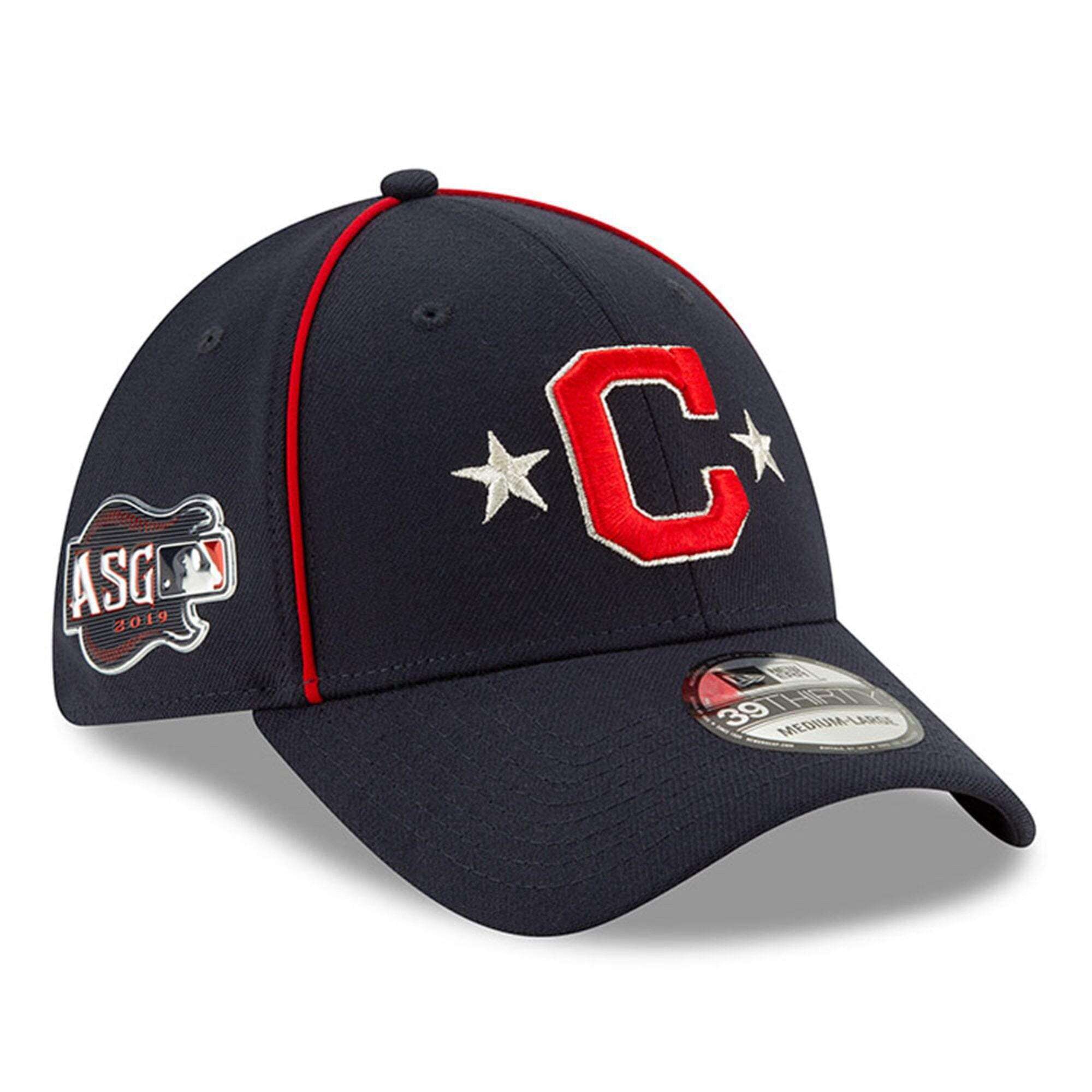 Cleveland Indians New Era MLB 2019 All Star 39THIRTY Stretch-Fit Curve Hat - Navy