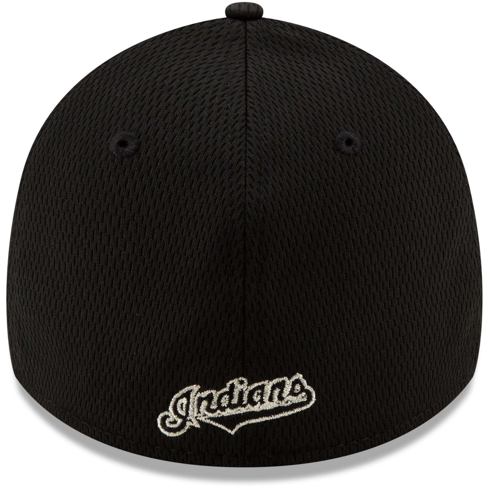 Cleveland Indians New Era 2019 MLB Players Weekend 39THIRTY Stretch-Fit Curve Hat - Black