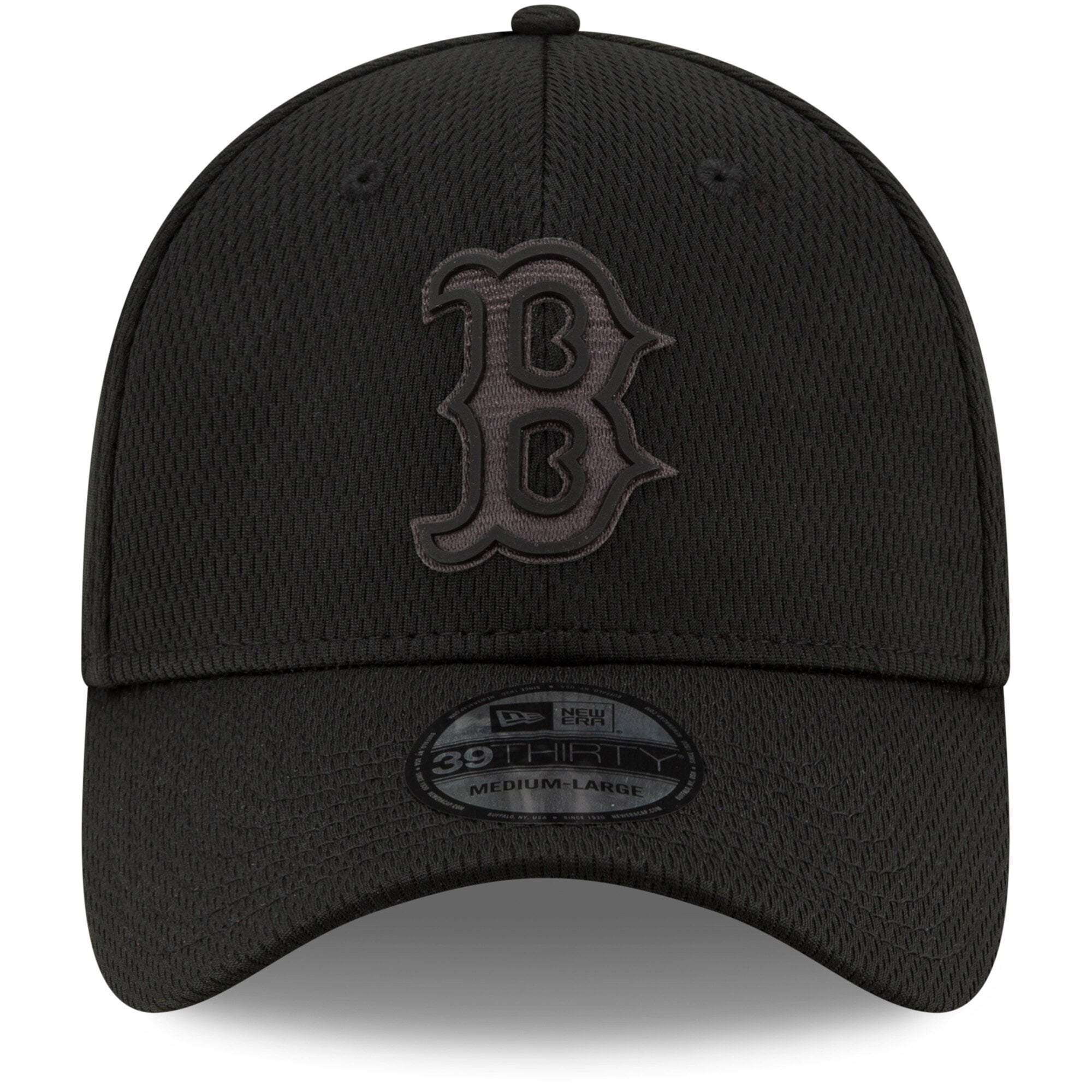 Boston Red Sox New Era 2019 MLB Players Weekend 39THIRTY Stretch-Fit Curve Hat - Black
