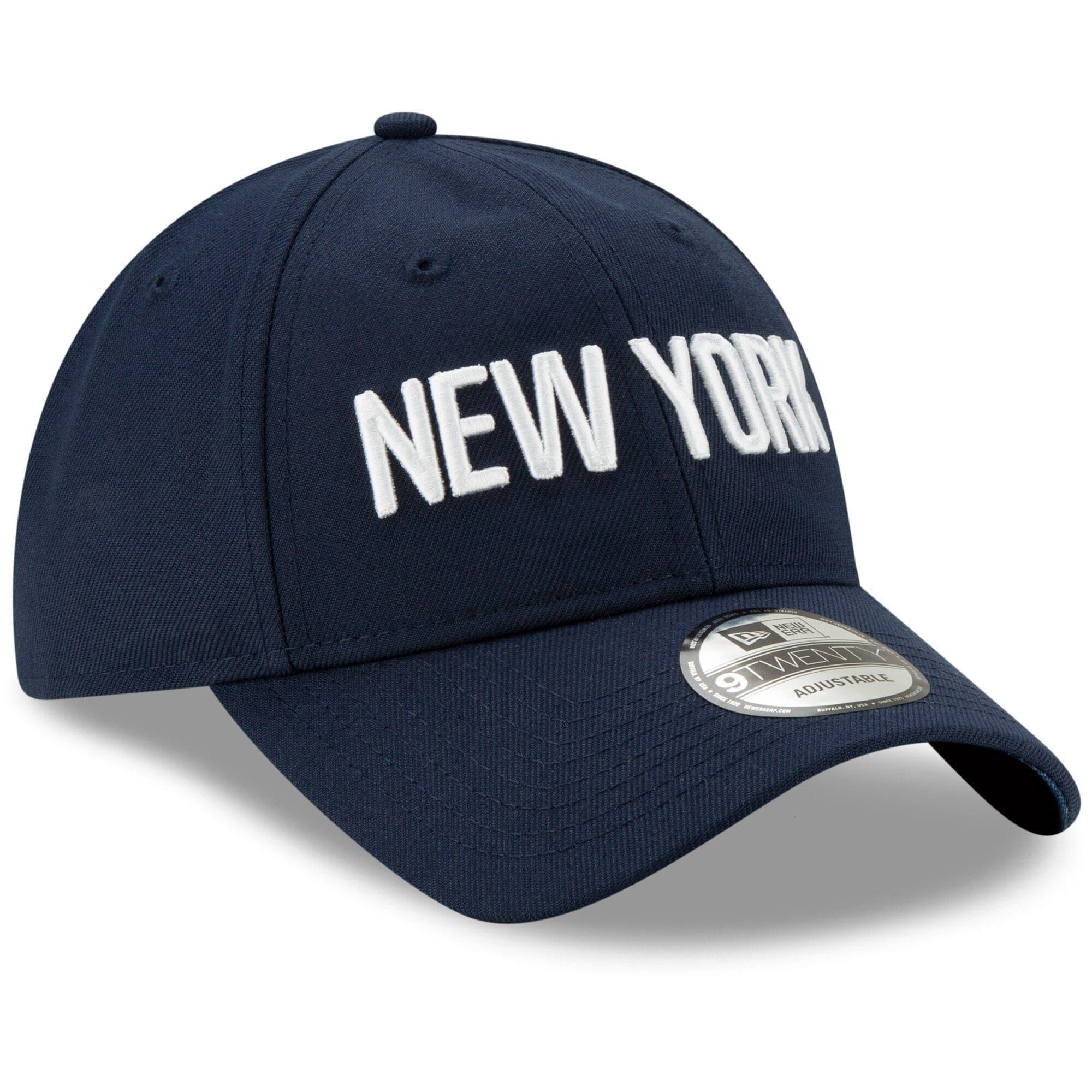 New York Knicks New Era NBA 2019 City Series 9TWENTY Curved Hat - Navy