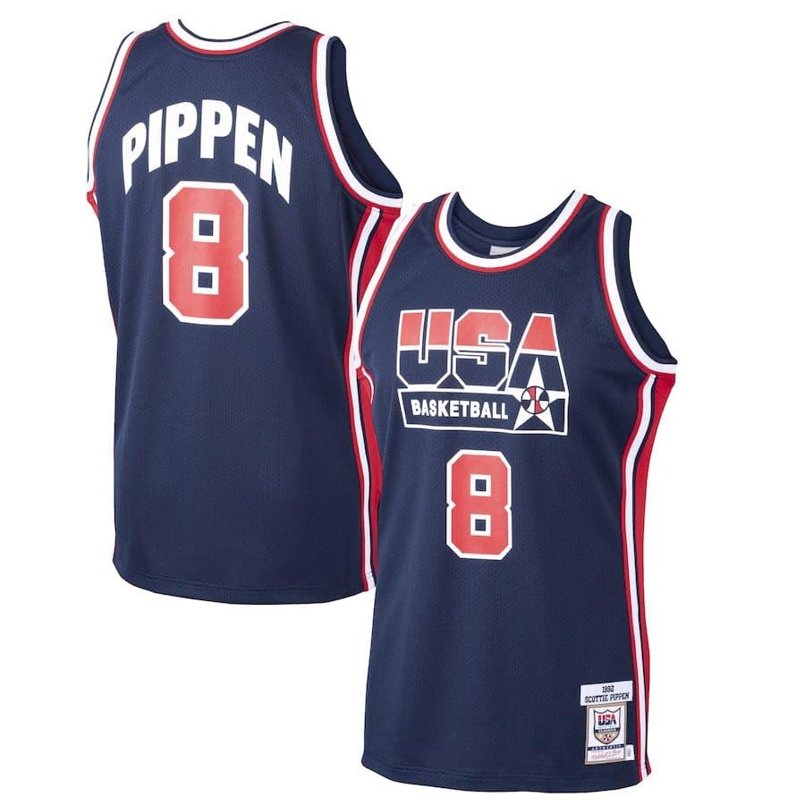 Scottie Pippen Mitchell & Ness NBA 1992 USA Dream Team Authentic Jersey - Navy