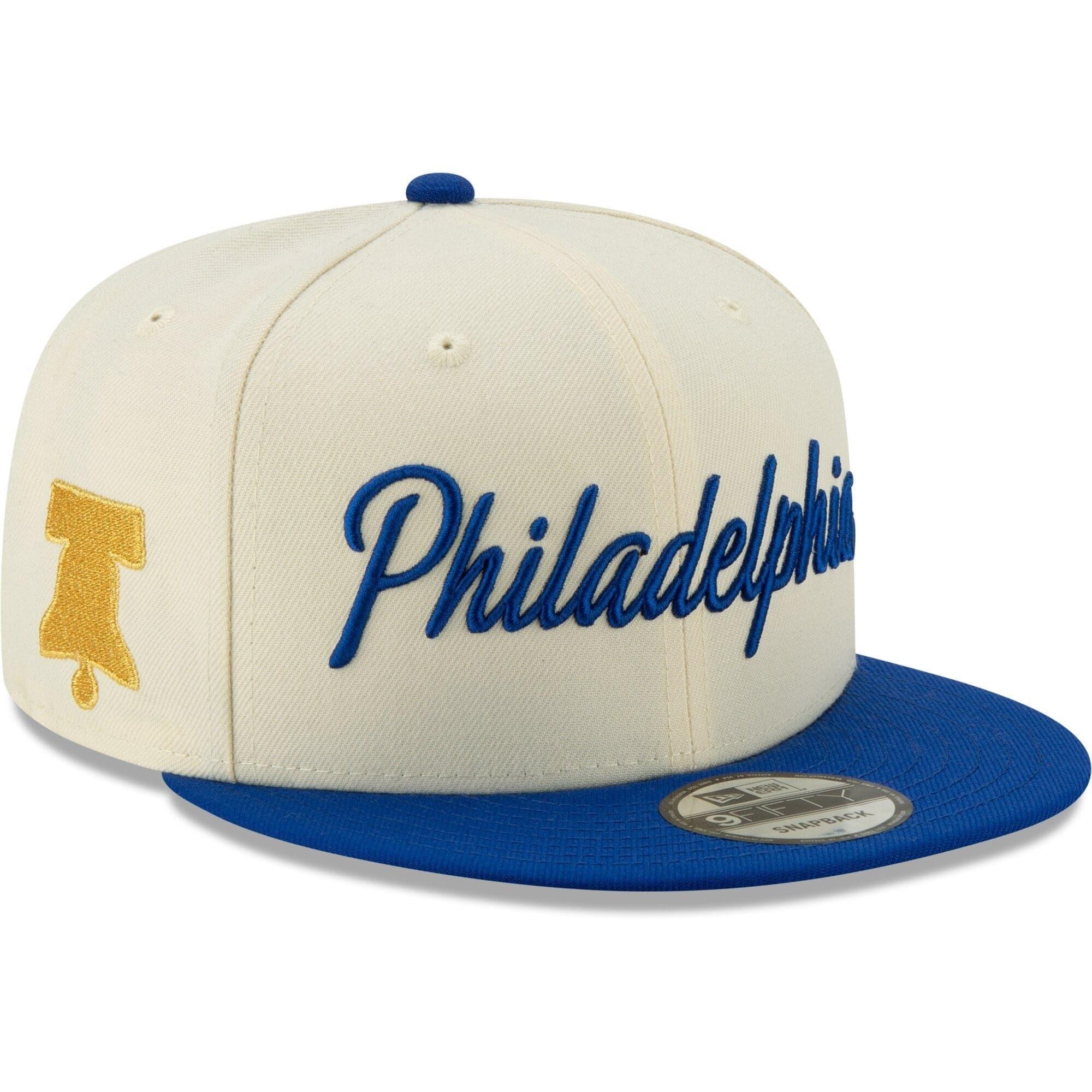 Philadelphia 76ers New Era NBA 2019 City Series 9FIFTY Snapback Hat - Cream