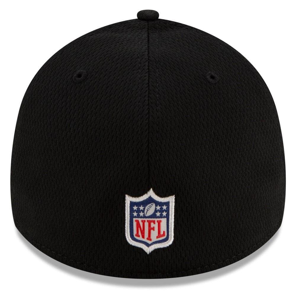 Las Vegas Raiders New Era NFL 2021 Sideline Road 39THIRTY Flex Fit Hat - Black