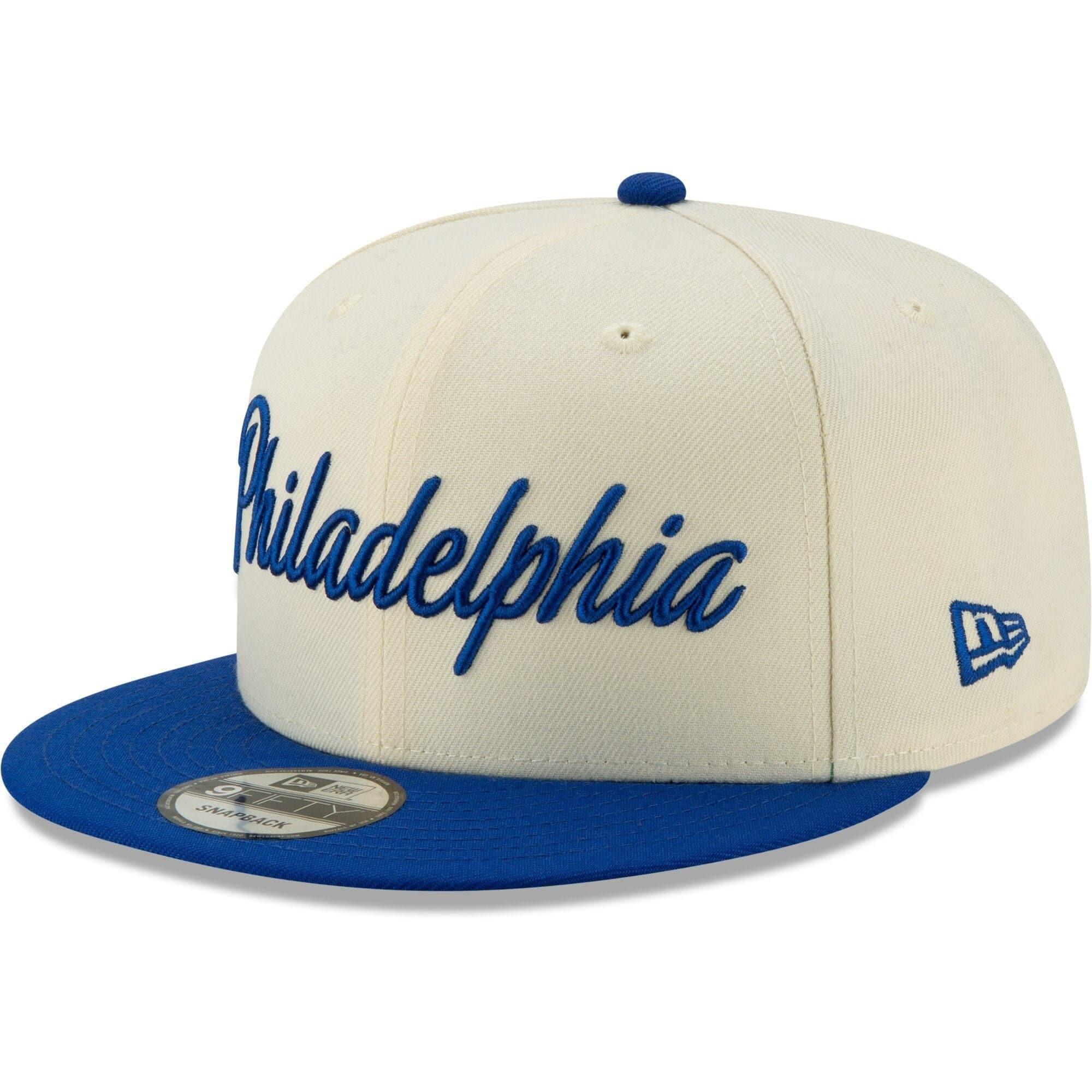 Philadelphia 76ers New Era NBA 2019 City Series 9FIFTY Snapback Hat - Cream