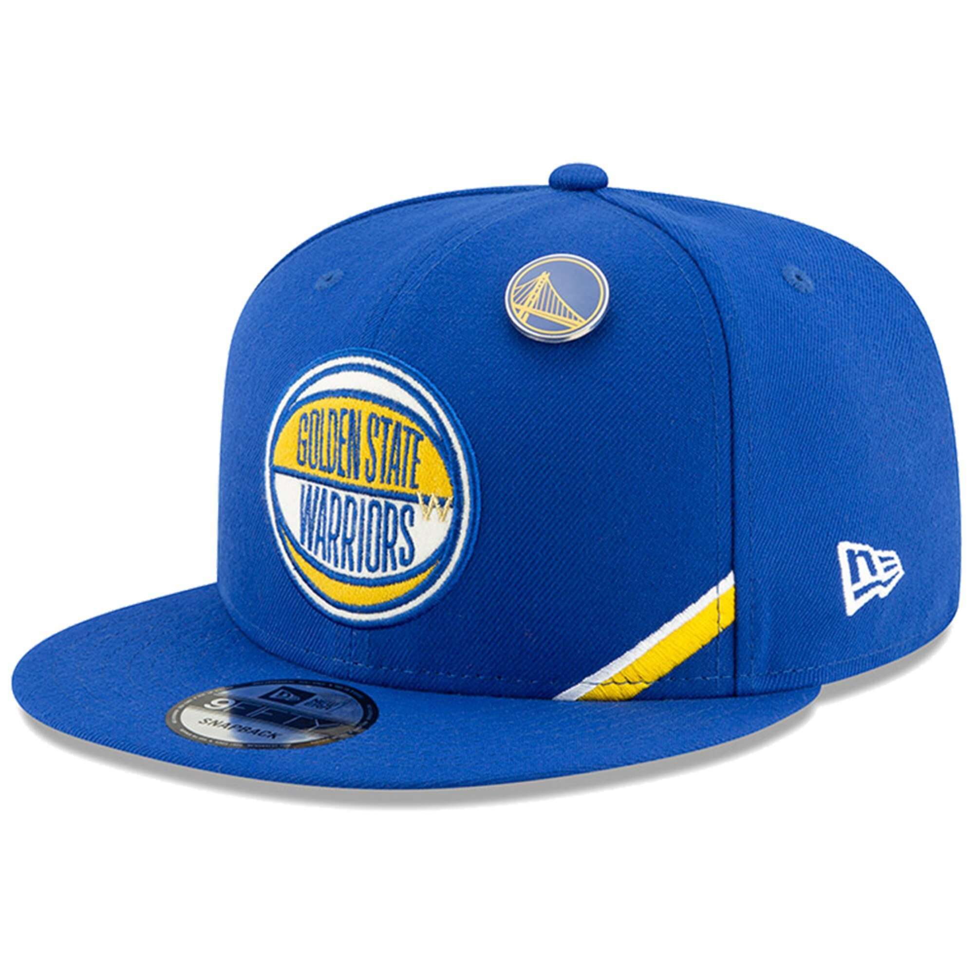 Golden State Warriors New Era 2019 NBA Draft 9FIFTY Snapback Hat - Blue