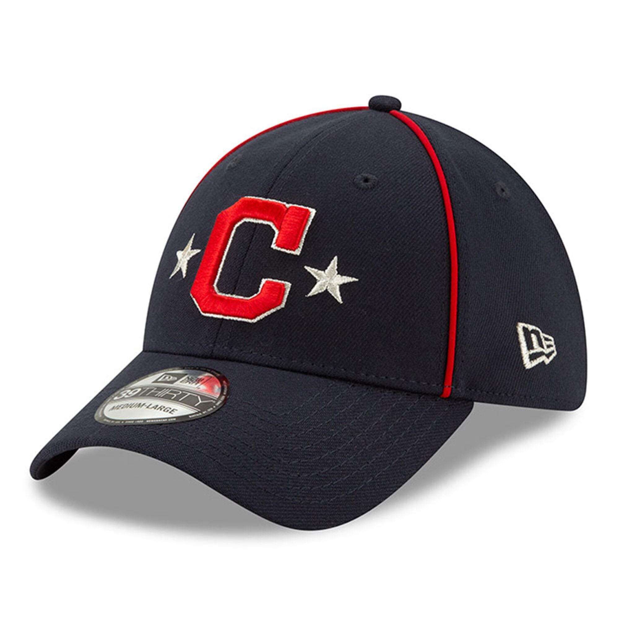 Cleveland Indians New Era MLB 2019 All Star 39THIRTY Stretch-Fit Curve Hat - Navy