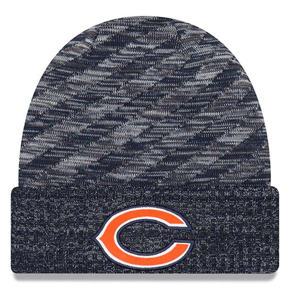 Chicago Bears New Era NFL 2018 NFL Sideline TD Knit Beanie - Navy