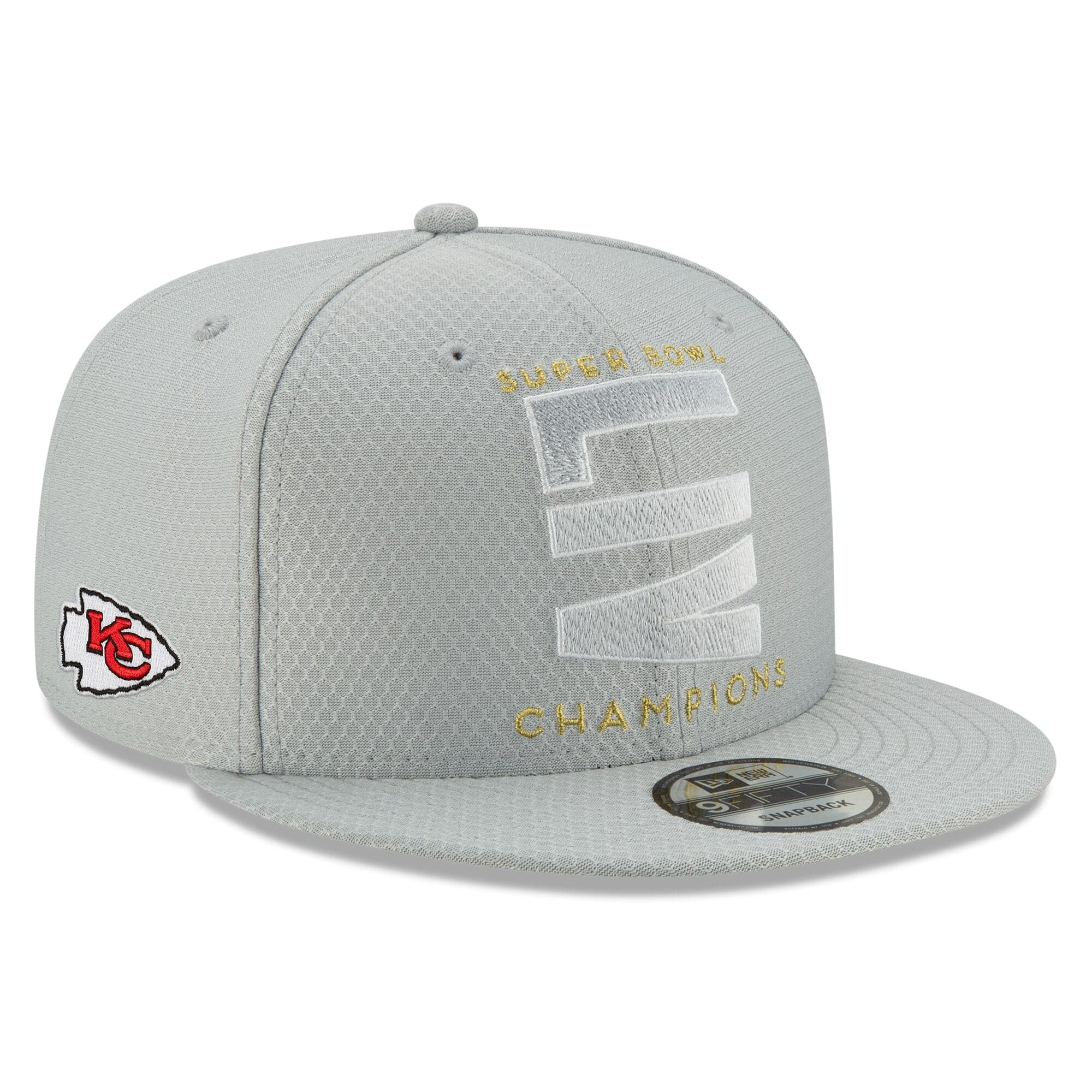 Kansas City Chiefs New Era NFL 2020 Champions Parade 9FIFTY Snapback Hat - Grey