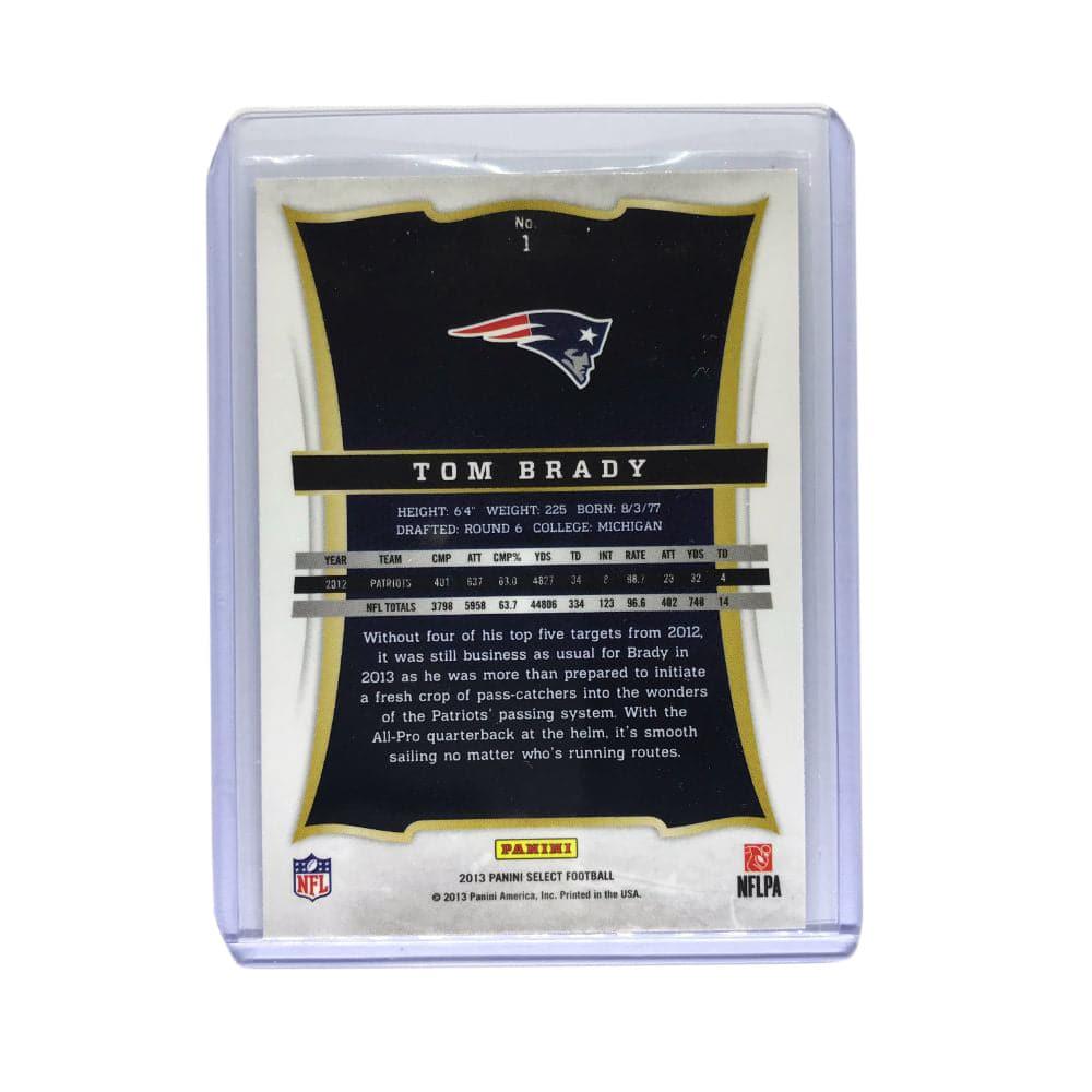Panini Cards Tom Brady New England Patriots 2013 Panini Select NFL Base Card