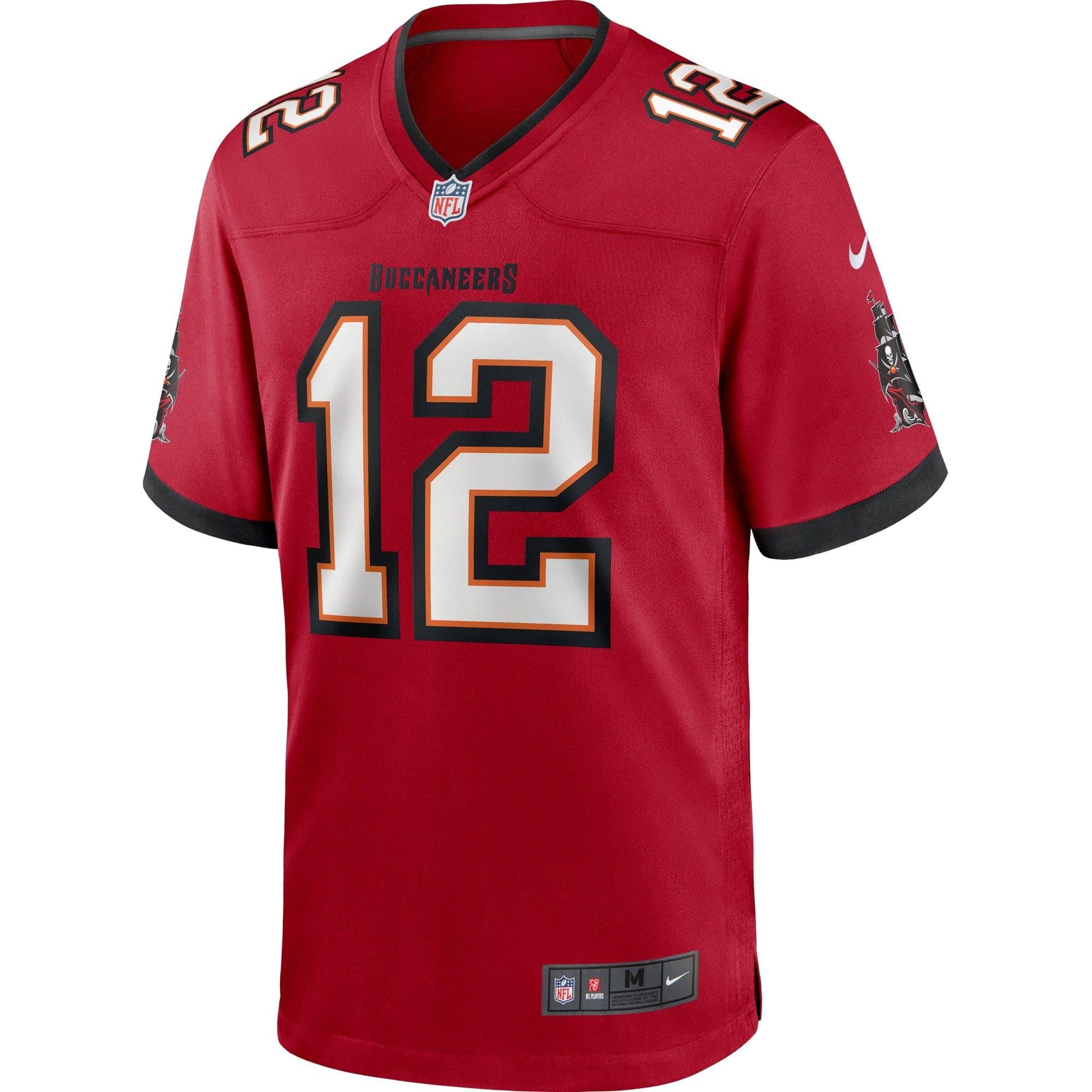 Nike Jerseys Tom Brady Tampa Bay Buccaneers Nike NFL Game Jersey - Red