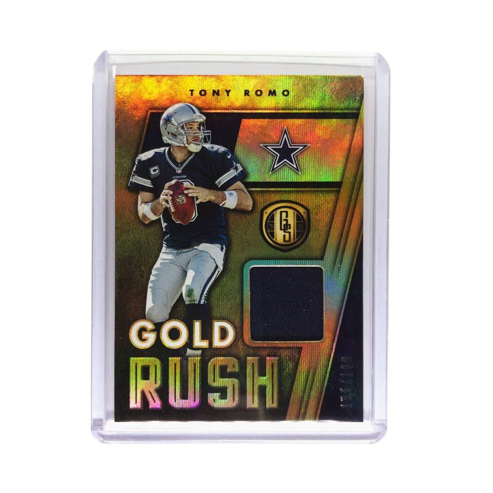 Panini Cards Tony Romo Dallas Cowboys 2019 Panini NFL Gold Rush Patch 185/199 Card