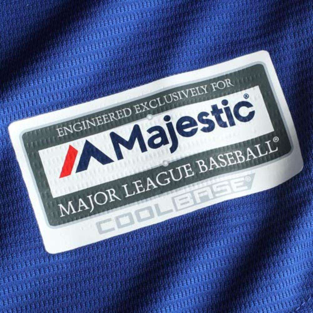 Majestic Athletic Jerseys Toronto Blue Jays Majestic MLB AC Cool Base Replica Jersey - Blue
