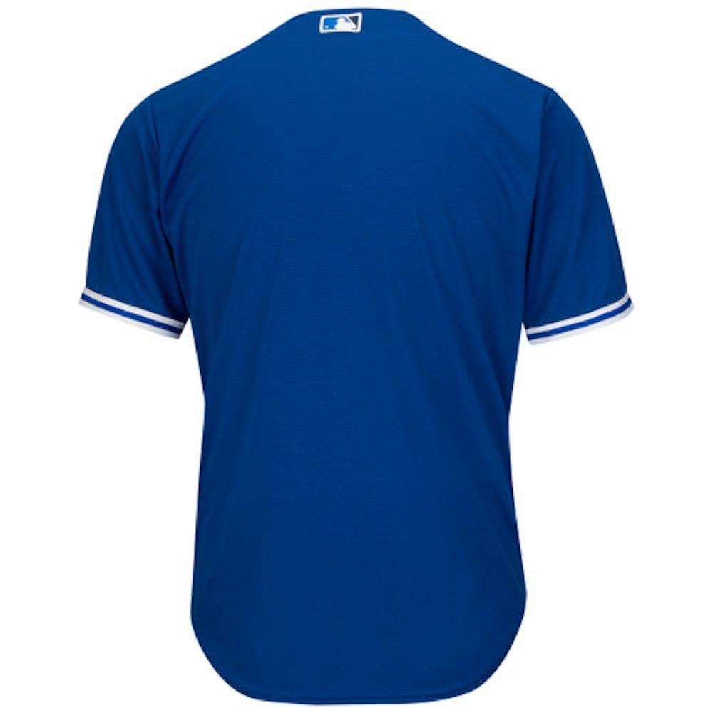 Majestic Athletic Jerseys Toronto Blue Jays Majestic MLB AC Cool Base Replica Jersey - Blue