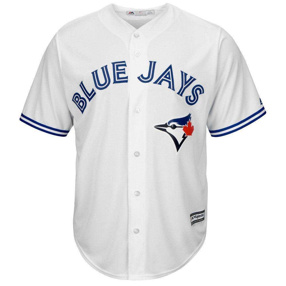 Majestic Athletic Jerseys S Toronto Blue Jays Majestic MLB AC Cool Base Replica Jersey - White