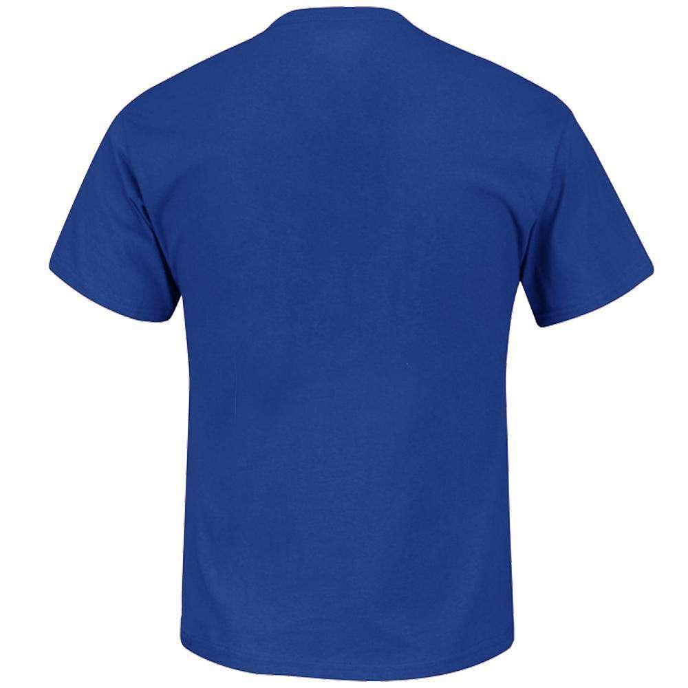 Majestic Athletic T-Shirts Toronto Blue Jays Majestic MLB Team Wordmark T-Shirt - Blue