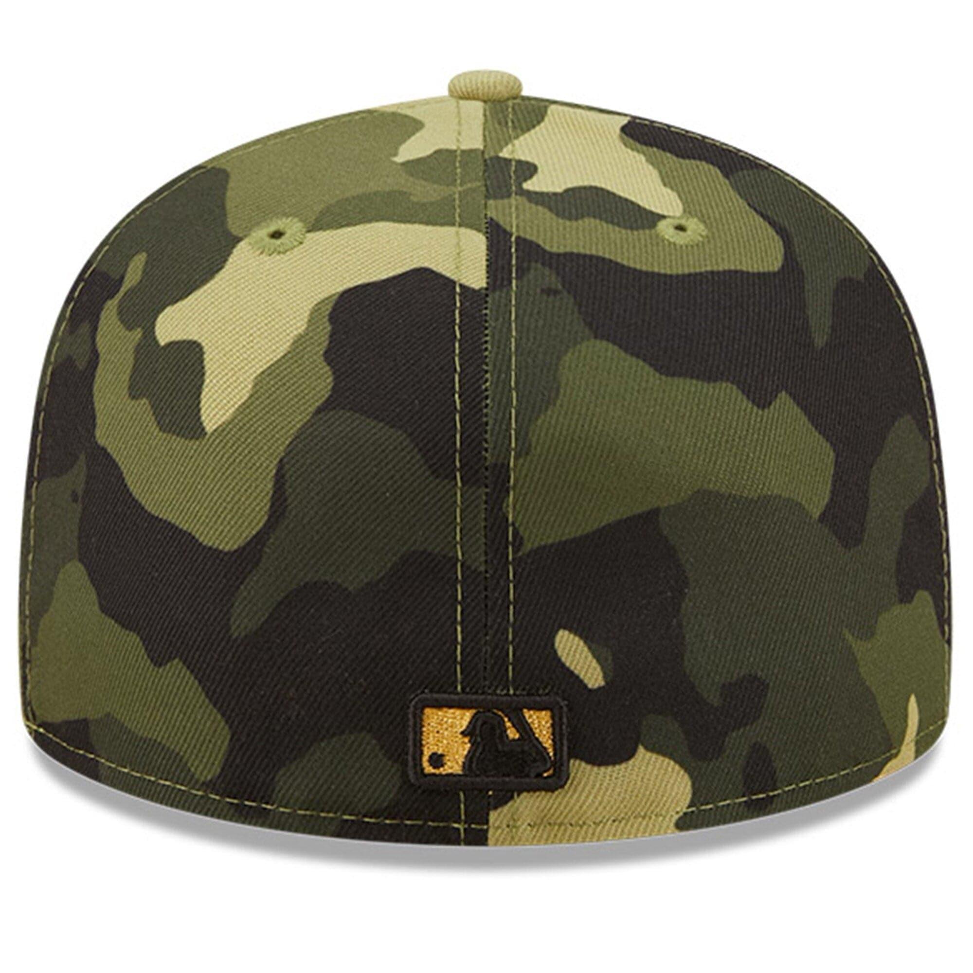 New Era Caps Toronto Blue Jays New Era MLB 2022 Armed Forces 59FIFTY Fitted Hat - Camo